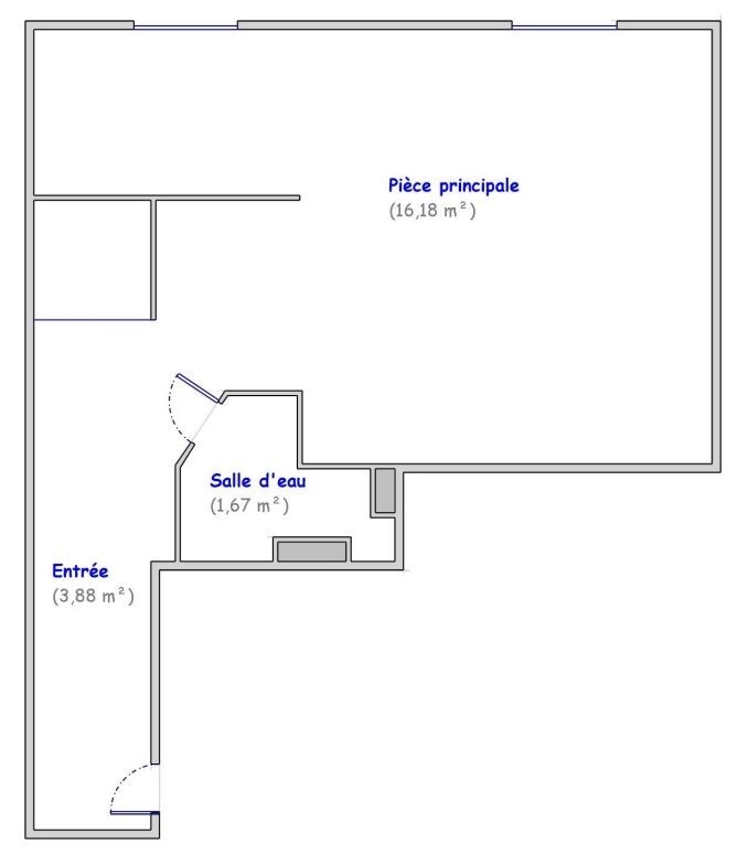 Vente Appartement à Paris Butte-Montmartre 18e arrondissement 1 pièce