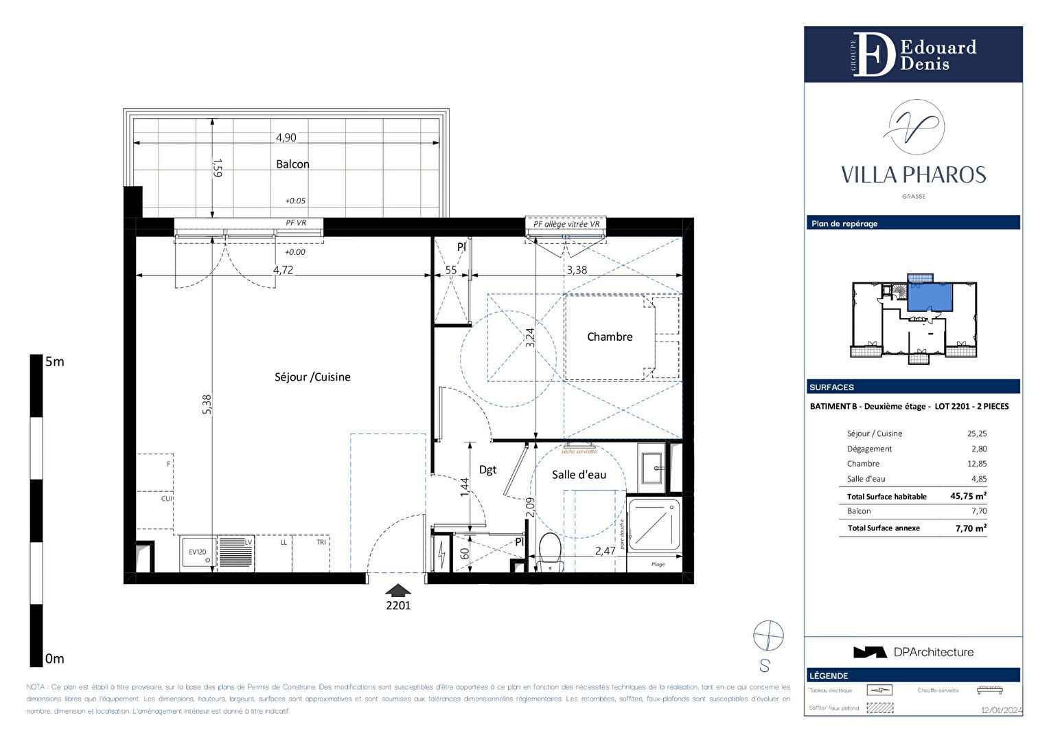 Vente Appartement à Grasse 2 pièces