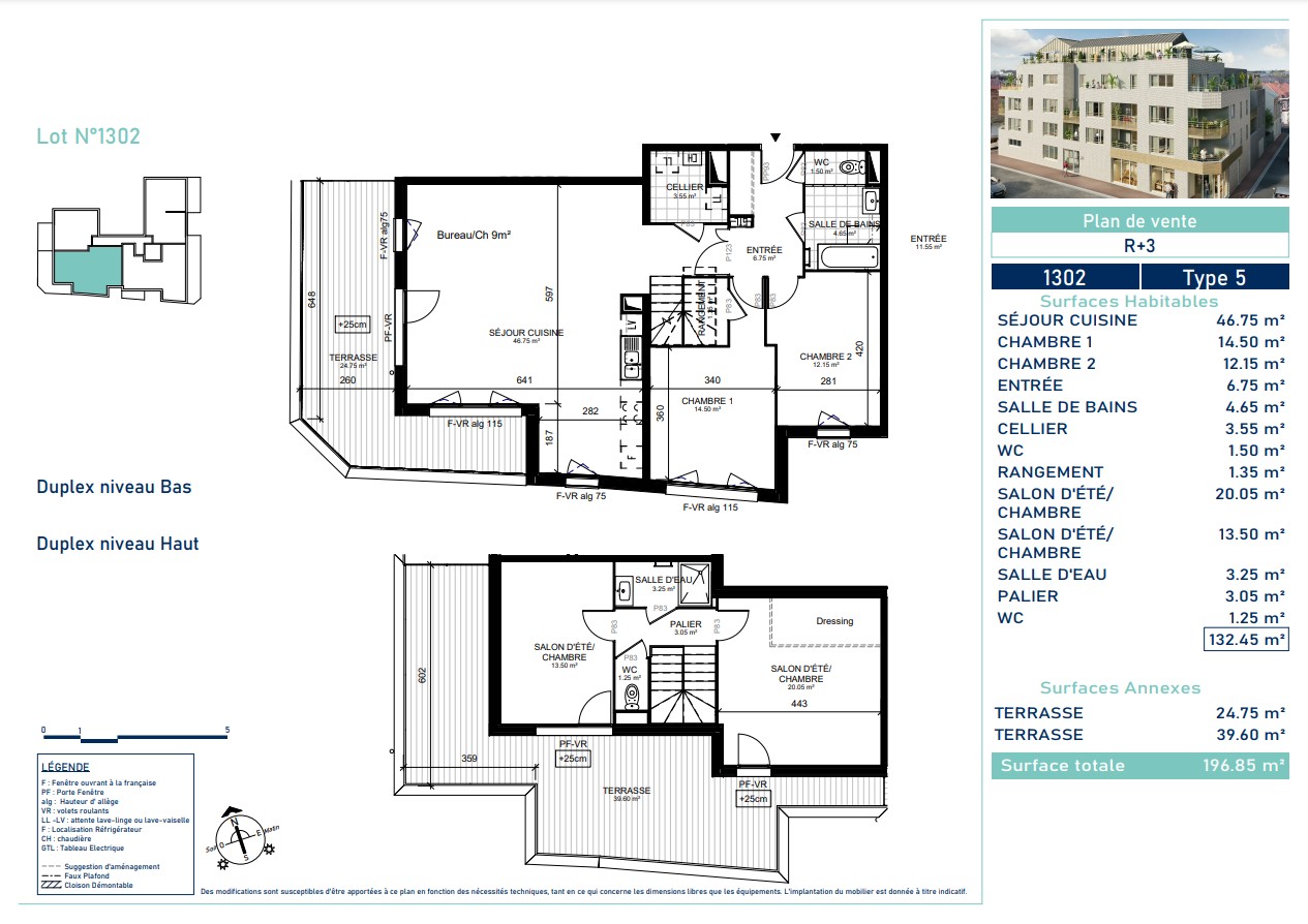 Vente Appartement à Marcq-en-Barœul 5 pièces