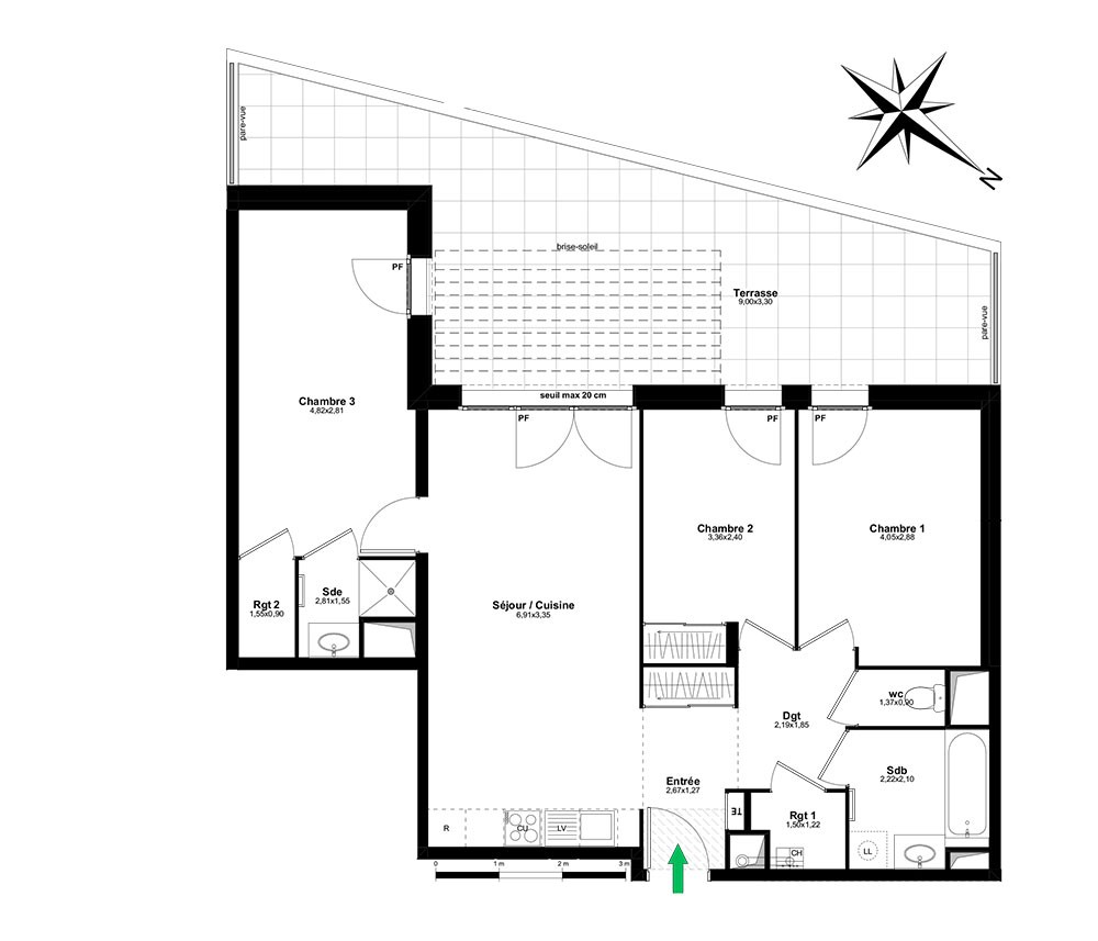 Vente Appartement à Thonon-les-Bains 4 pièces