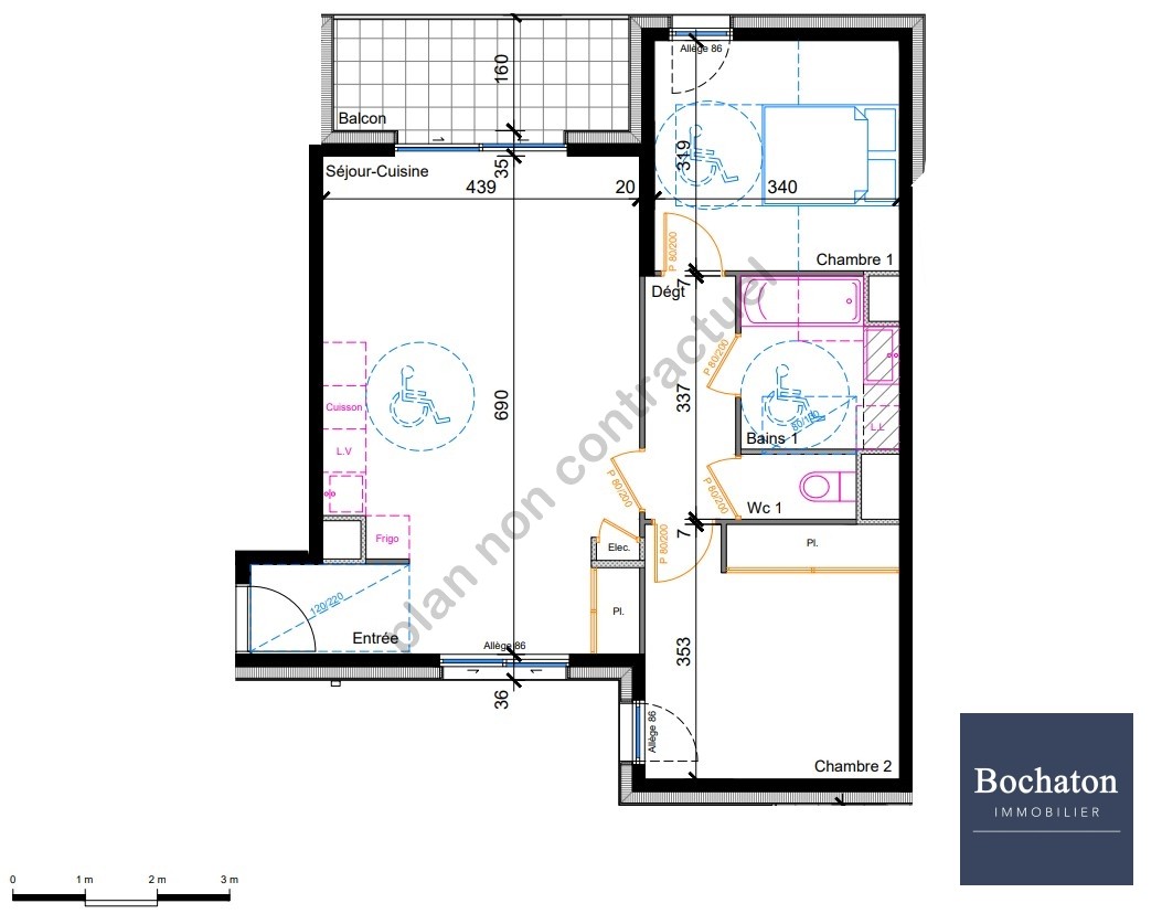 Vente Appartement à Gaillard 3 pièces