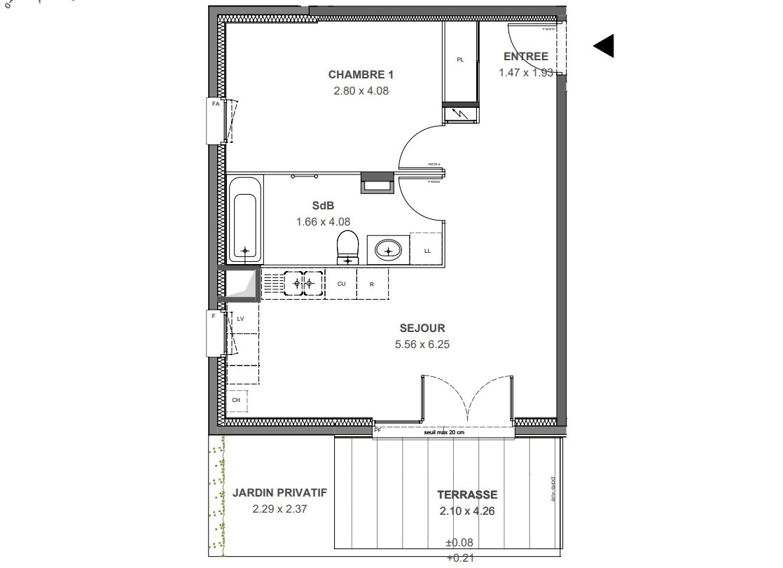 Vente Appartement à Thonon-les-Bains 2 pièces