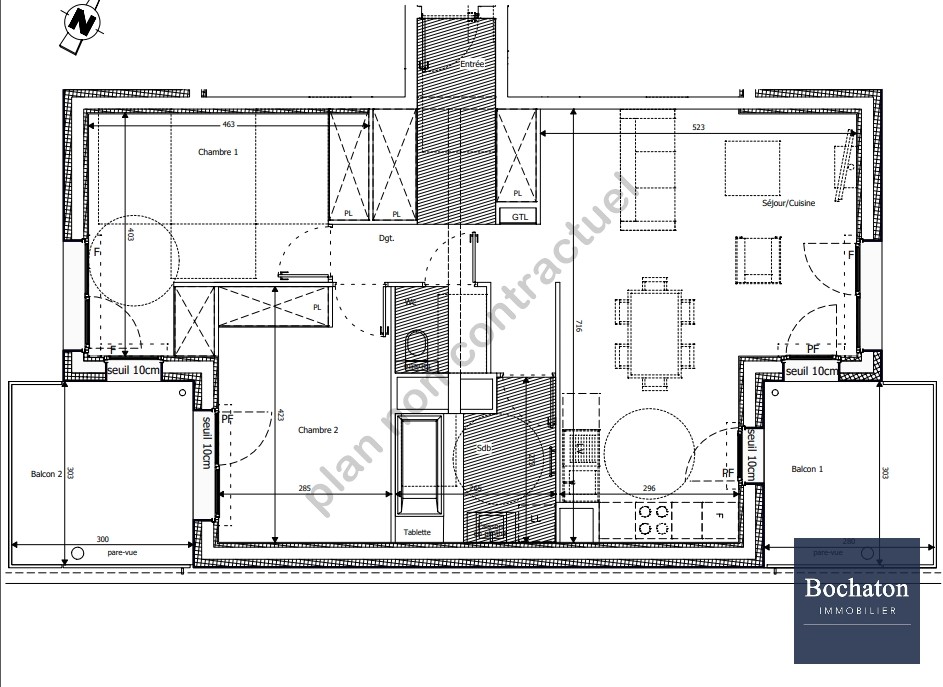 Vente Appartement à Thonon-les-Bains 3 pièces