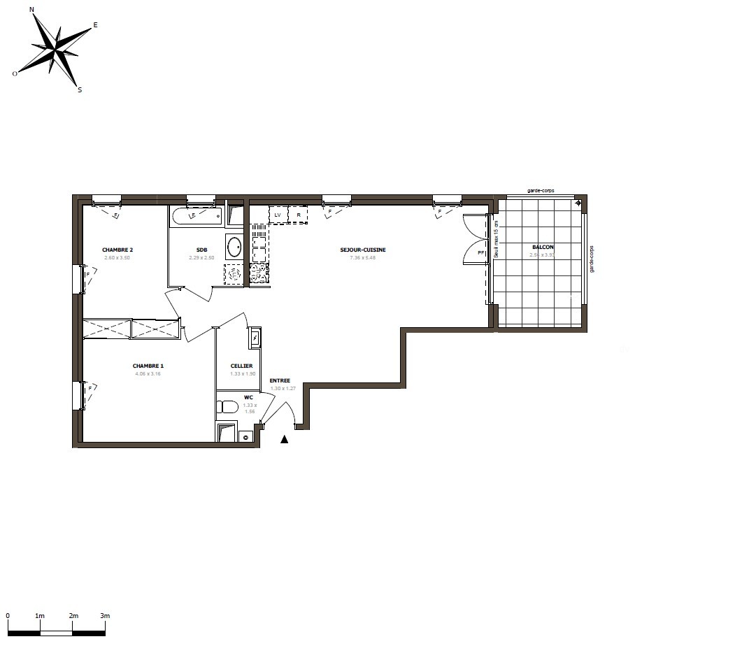 Vente Appartement à Thonon-les-Bains 3 pièces