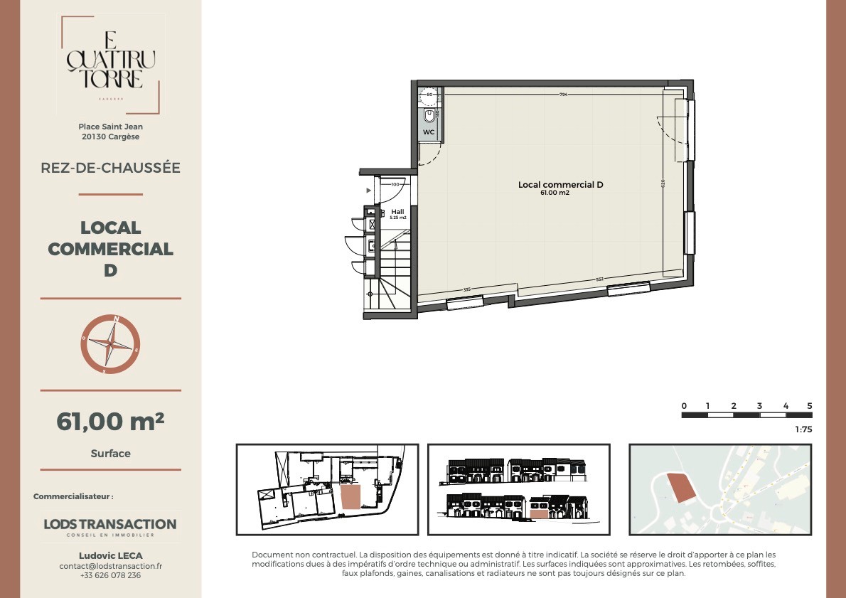 Vente Garage / Parking à Cargèse 2 pièces