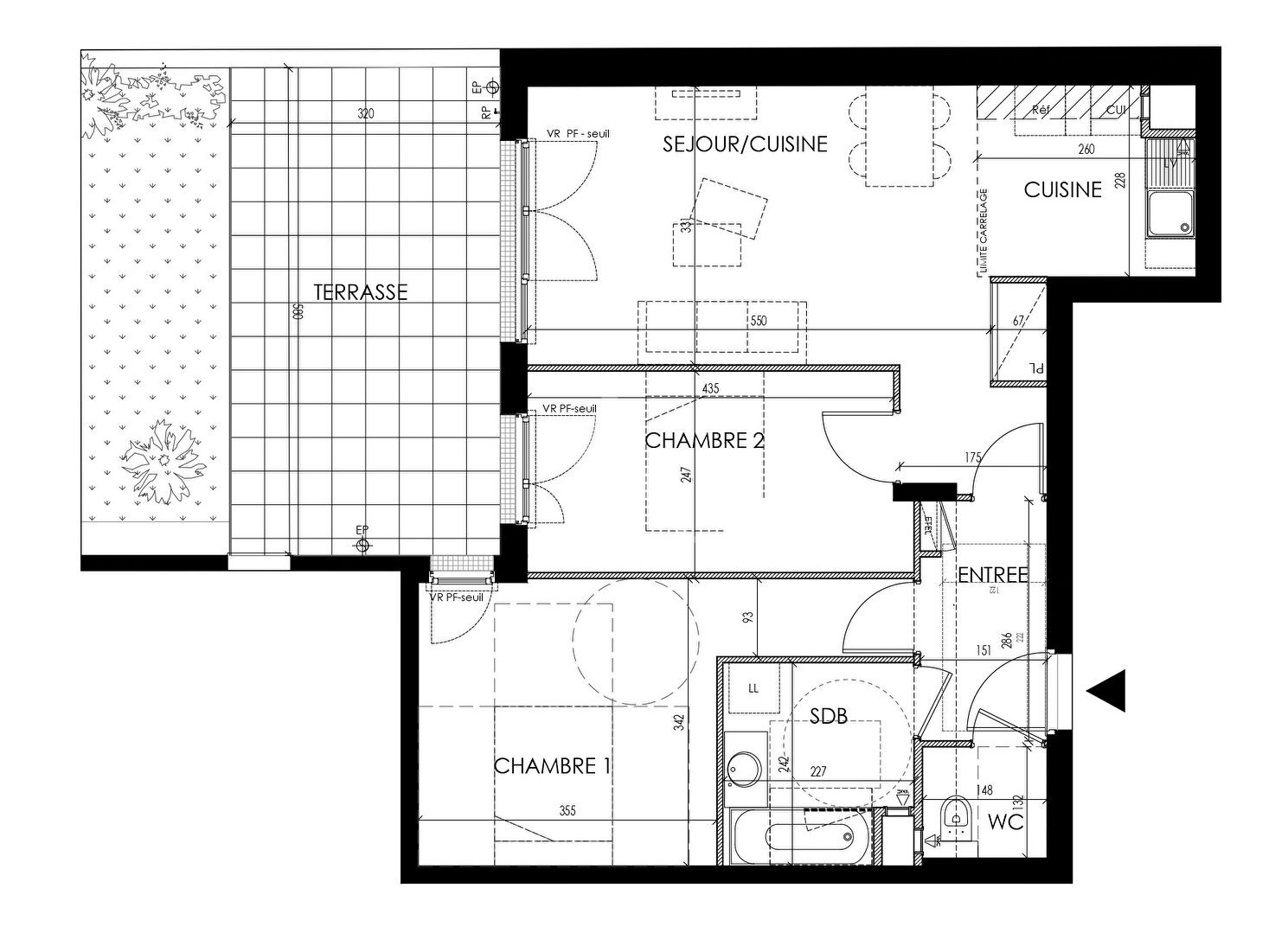 Vente Appartement à Chaville 3 pièces