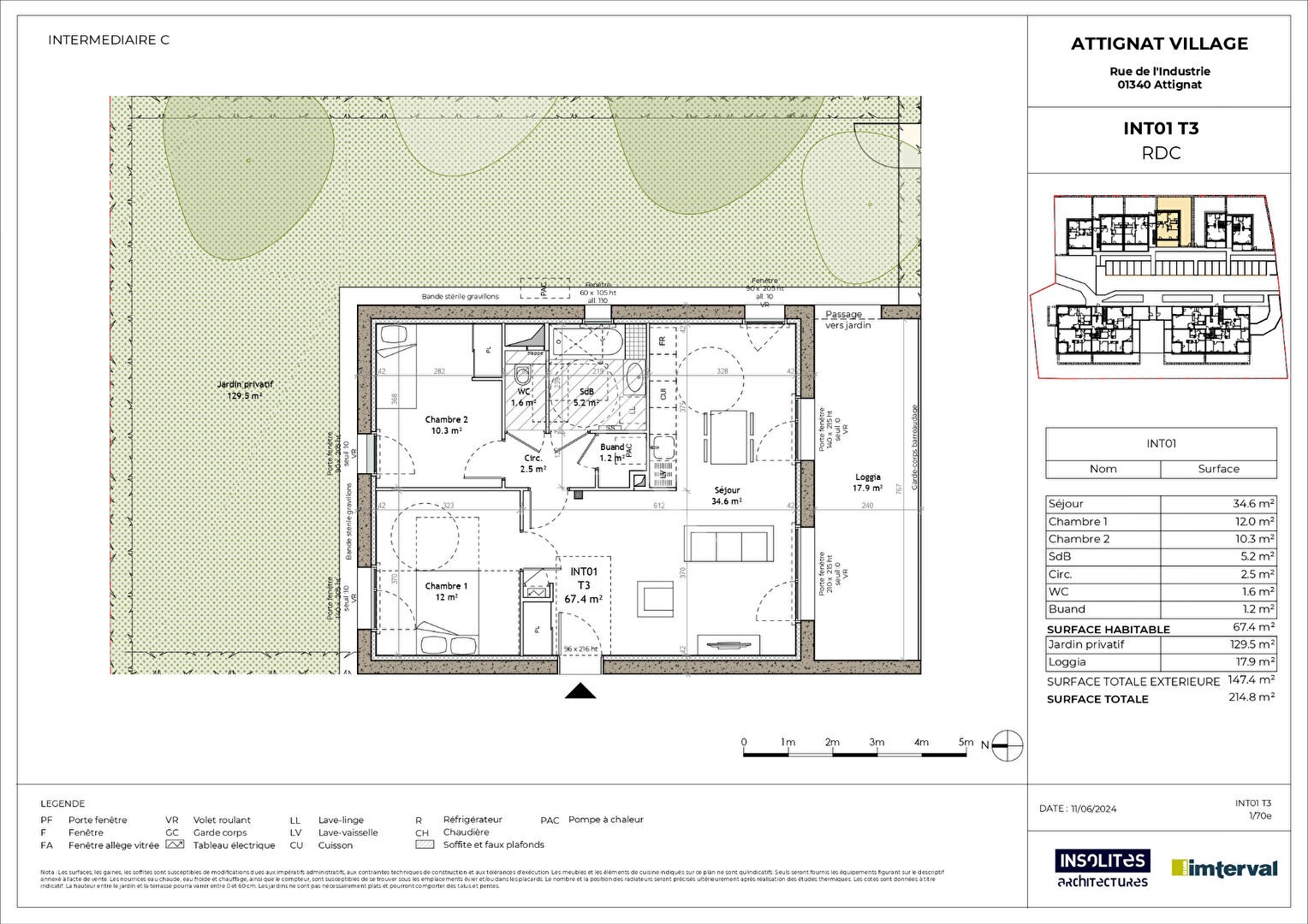 Vente Appartement à Attignat 3 pièces