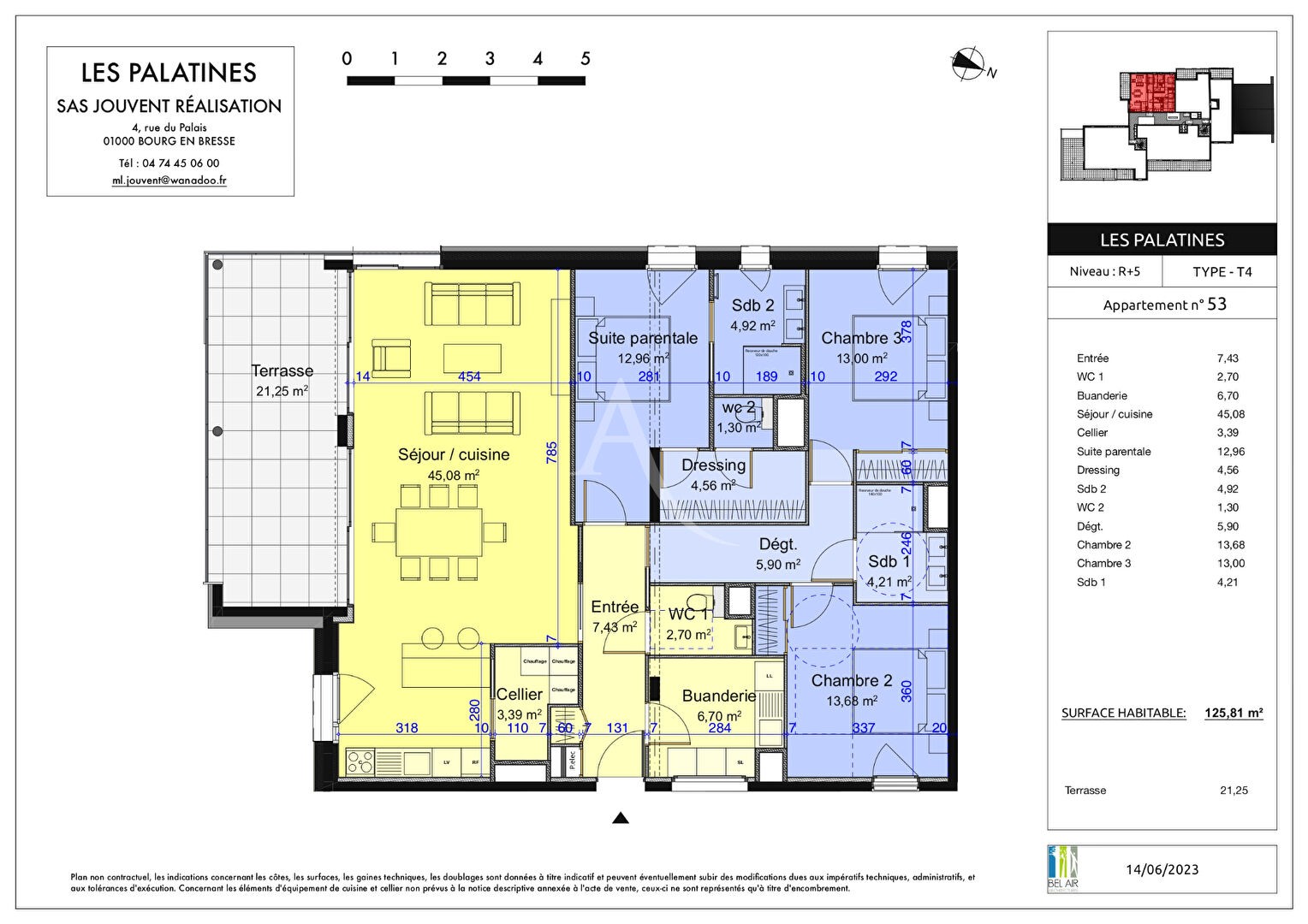 Vente Appartement à Bourg-en-Bresse 4 pièces