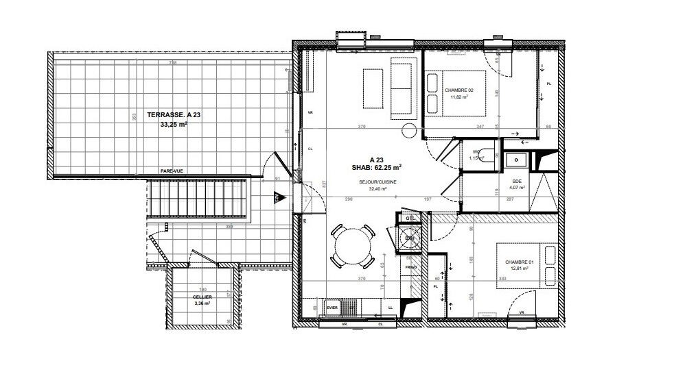 Vente Appartement à le Pradet 3 pièces