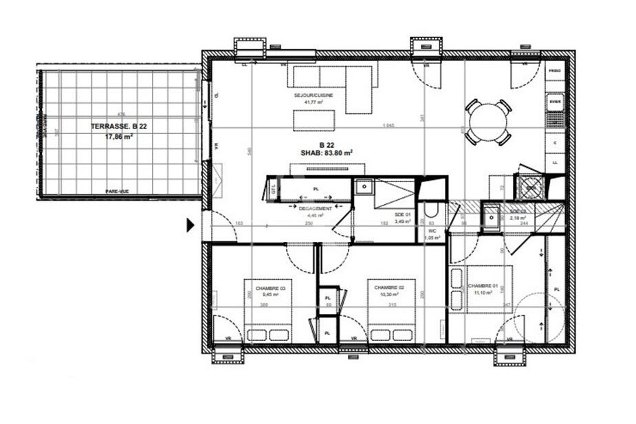 Vente Appartement à le Pradet 4 pièces