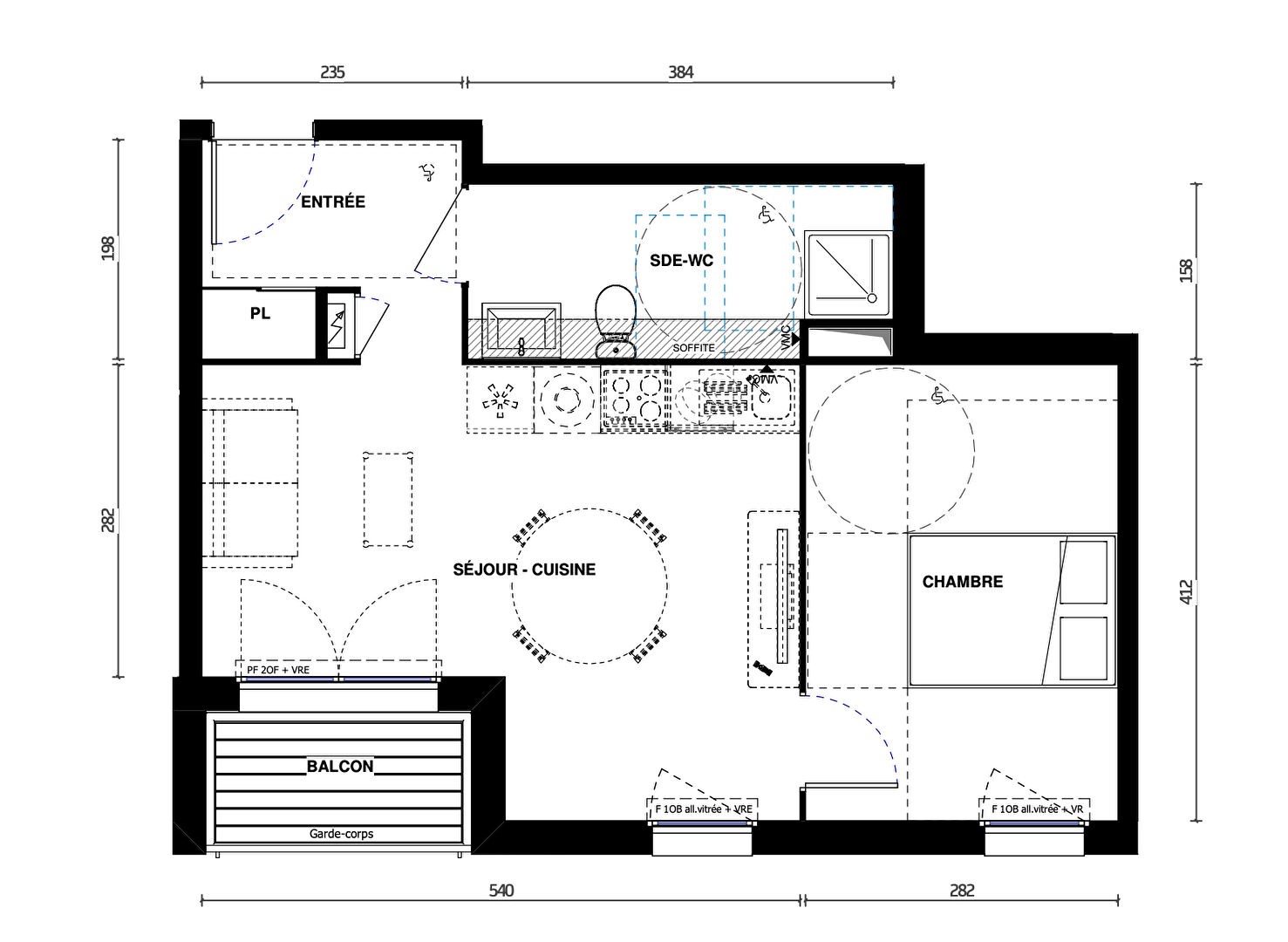 Vente Appartement à la Roche-sur-Yon 2 pièces