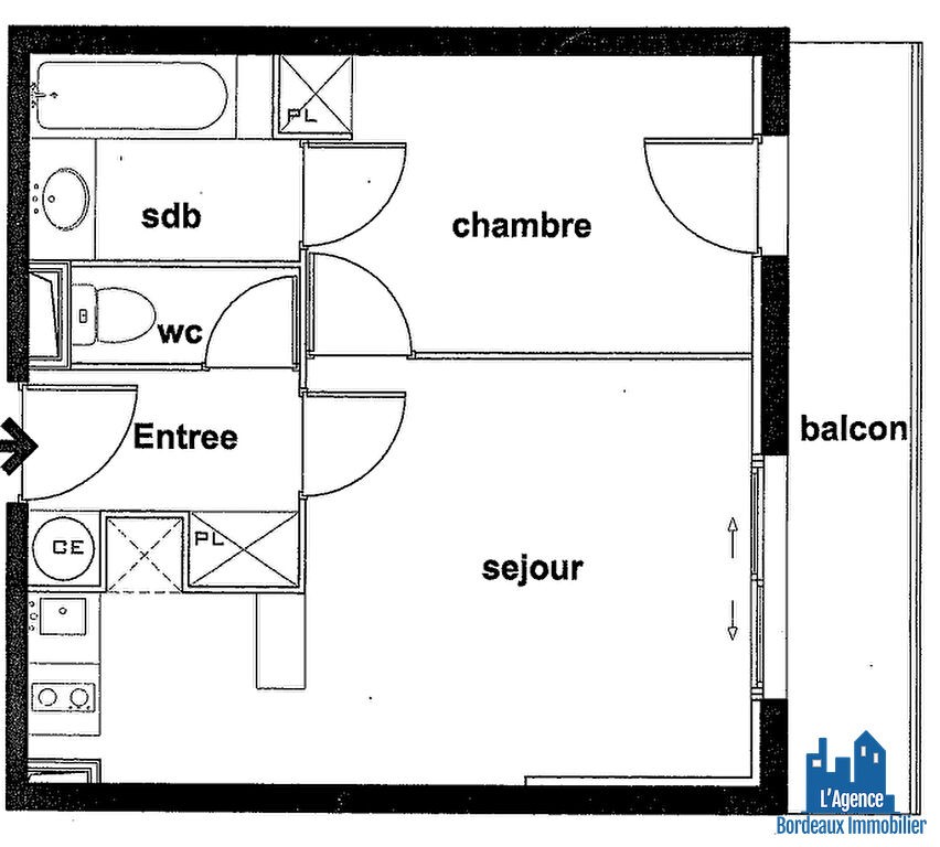 Vente Appartement à Mérignac 2 pièces