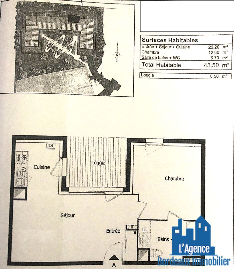 Vente Appartement à Cenon 2 pièces