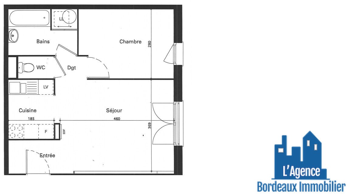 Vente Appartement à Eysines 2 pièces