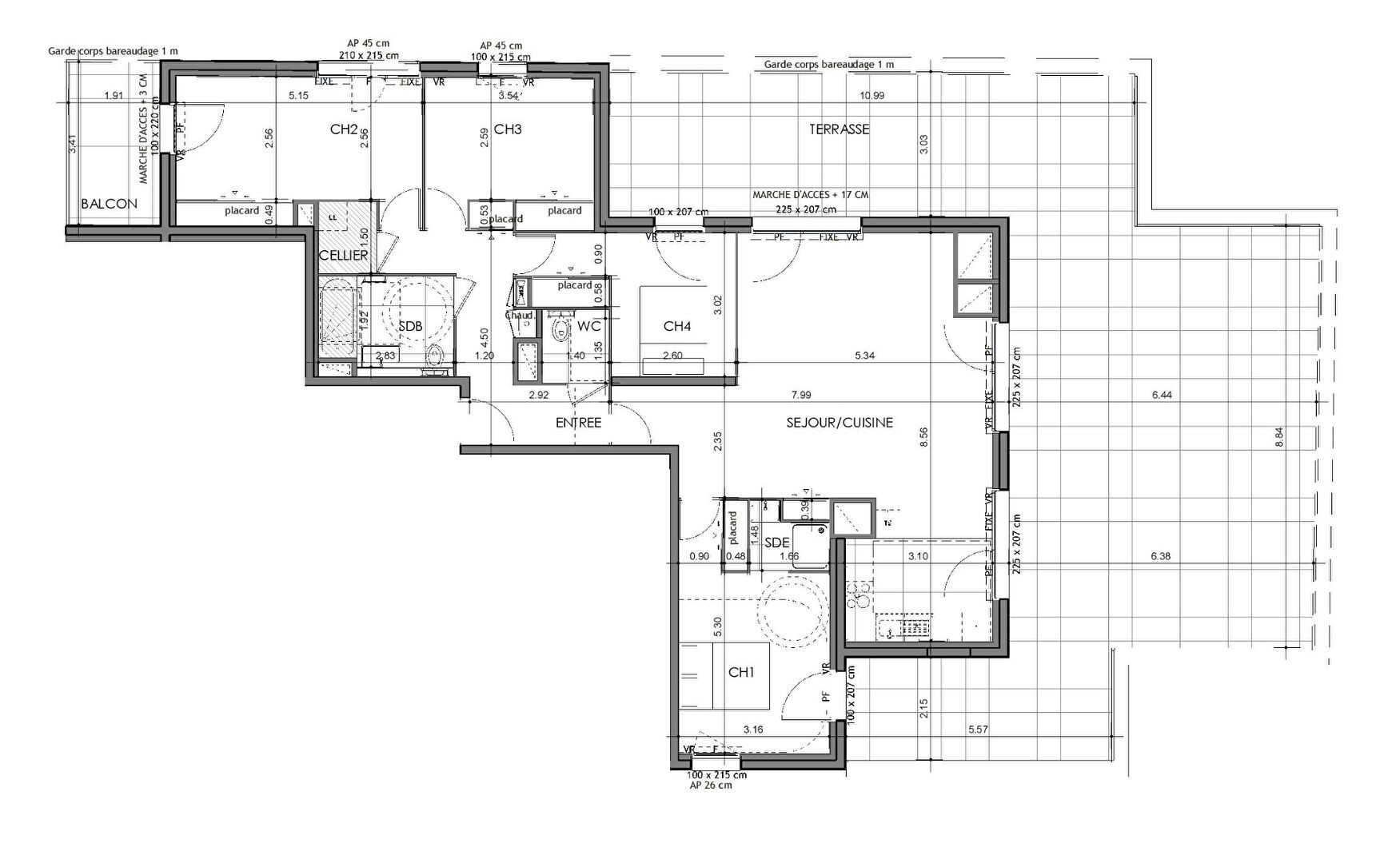 Vente Appartement à Rennes 5 pièces