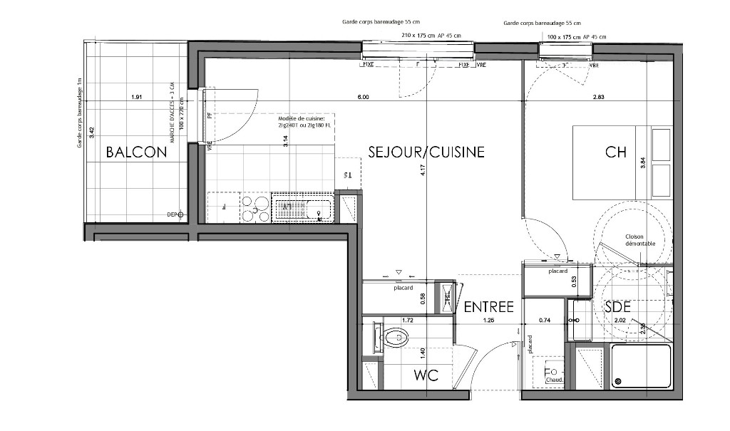 Vente Appartement à Rennes 2 pièces