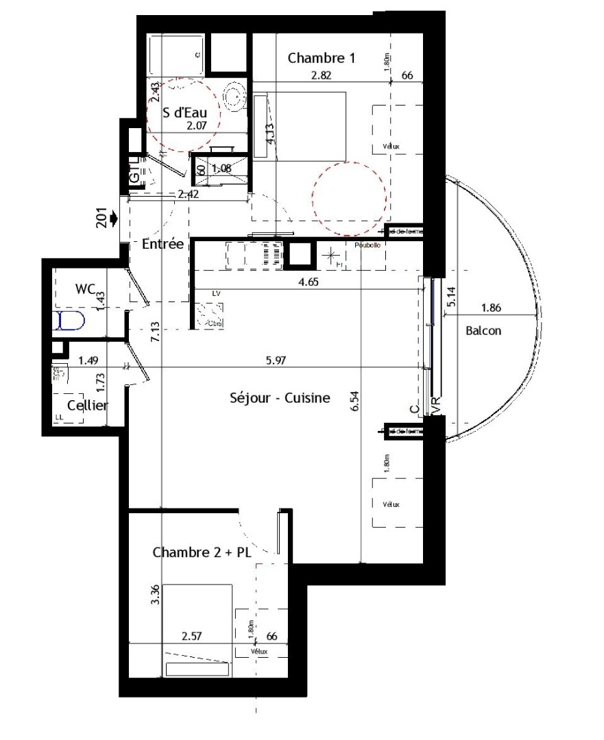 Vente Appartement à Bruz 3 pièces