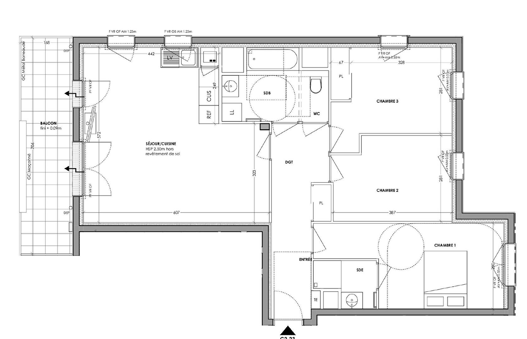 Vente Appartement à Chantepie 4 pièces