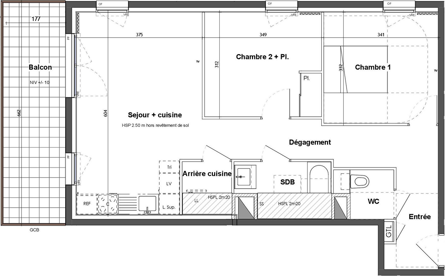 Vente Appartement à Rennes 3 pièces