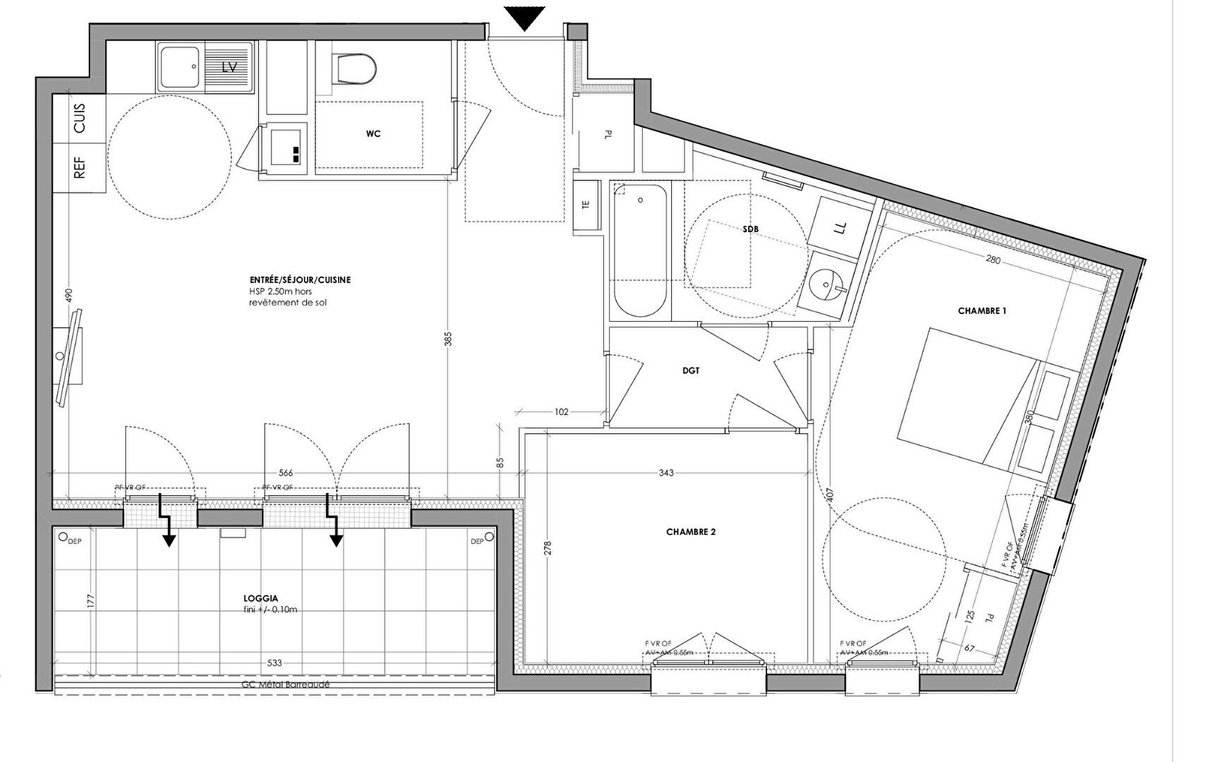 Vente Appartement à Chantepie 3 pièces