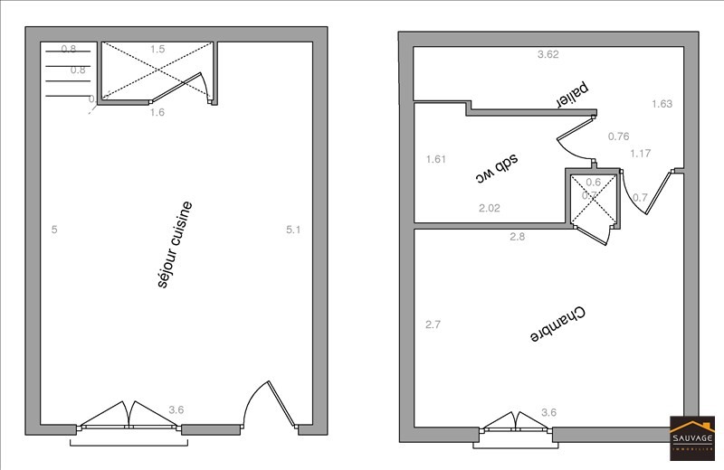 Location Appartement à Rouen 2 pièces