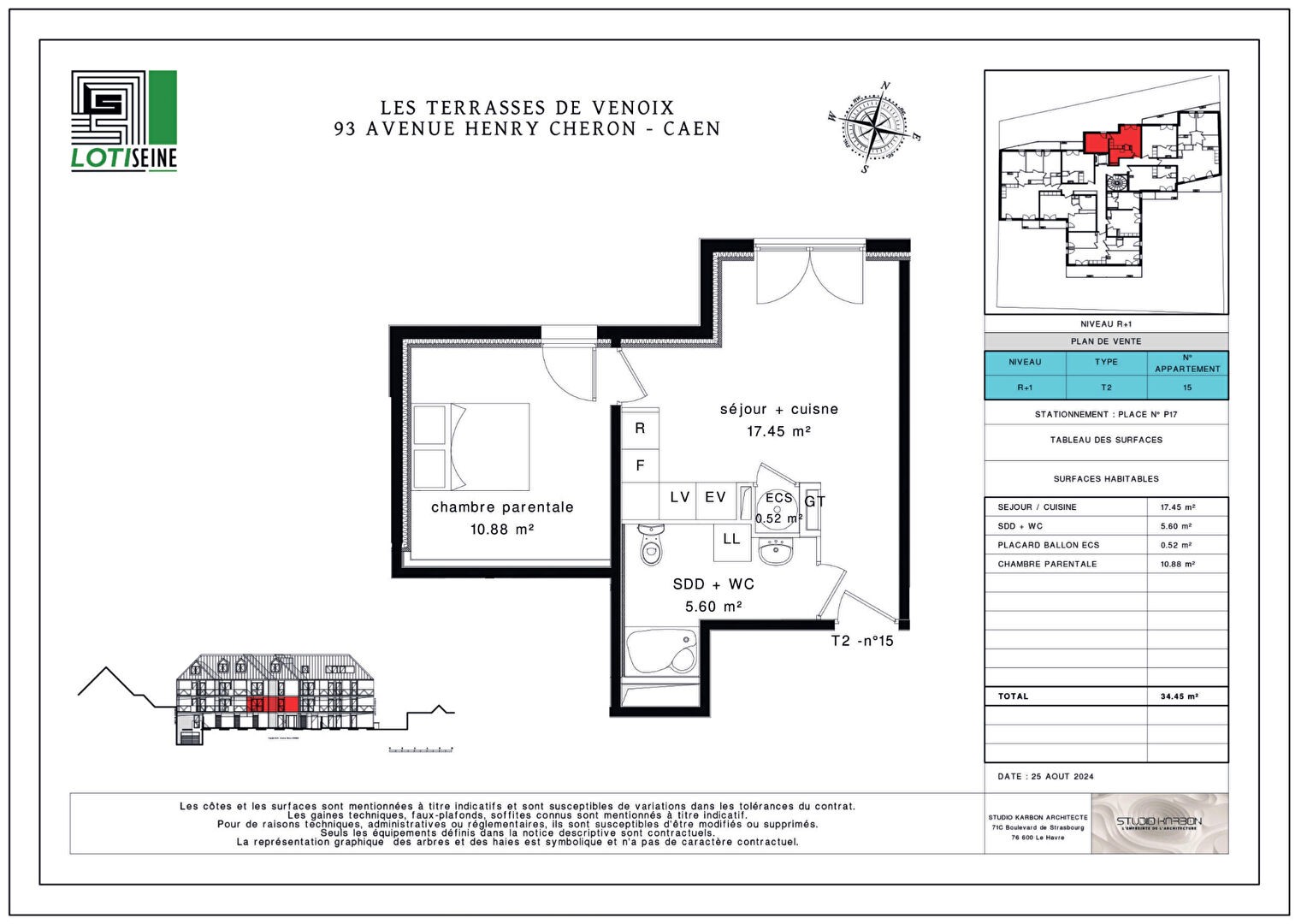 Vente Appartement à Caen 2 pièces