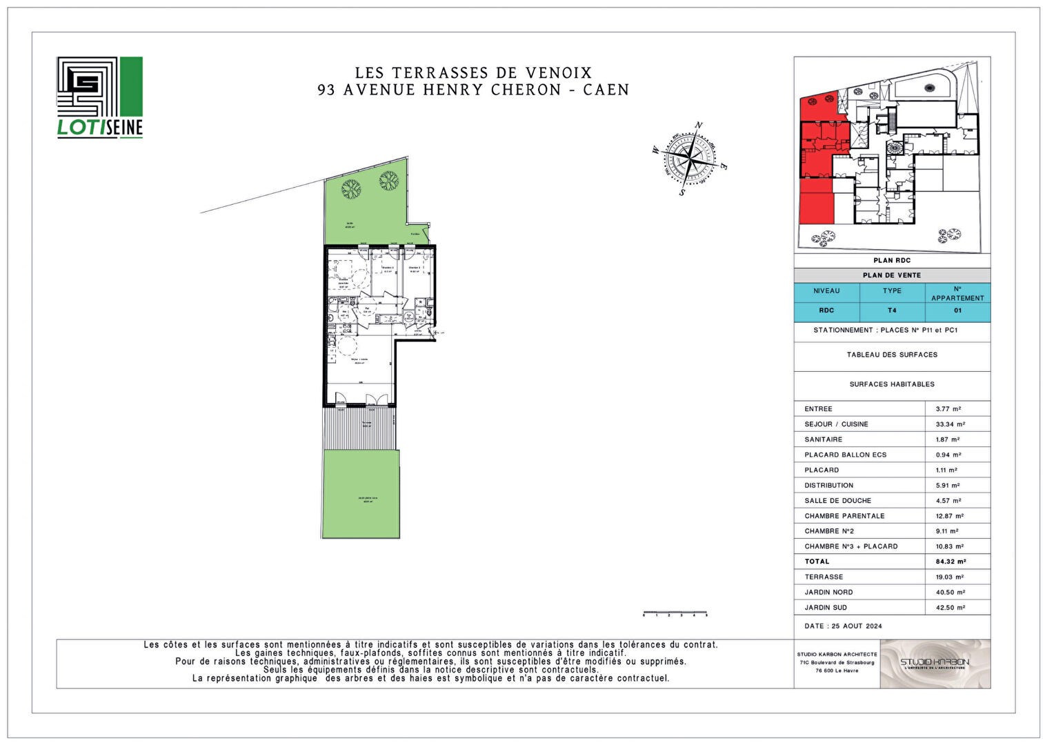 Vente Appartement à Caen 4 pièces