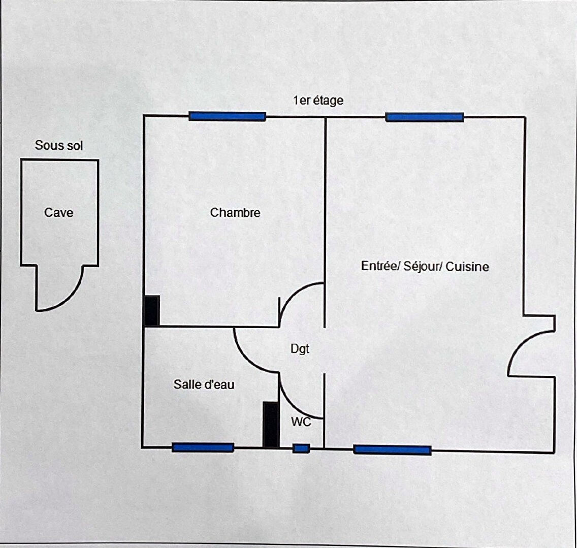 Vente Appartement à Courbevoie 2 pièces