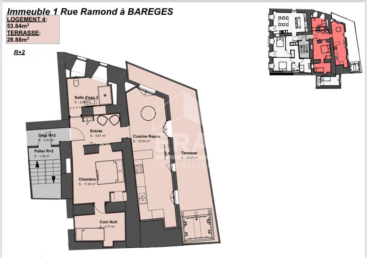 Vente Appartement à Barèges 2 pièces