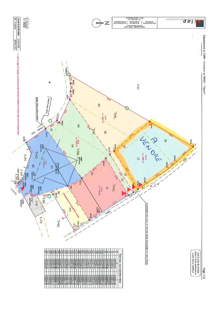 Vente Terrain à Dénat 0 pièce