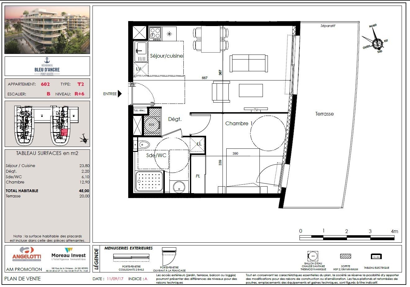 Location Appartement à Canet-en-Roussillon 2 pièces