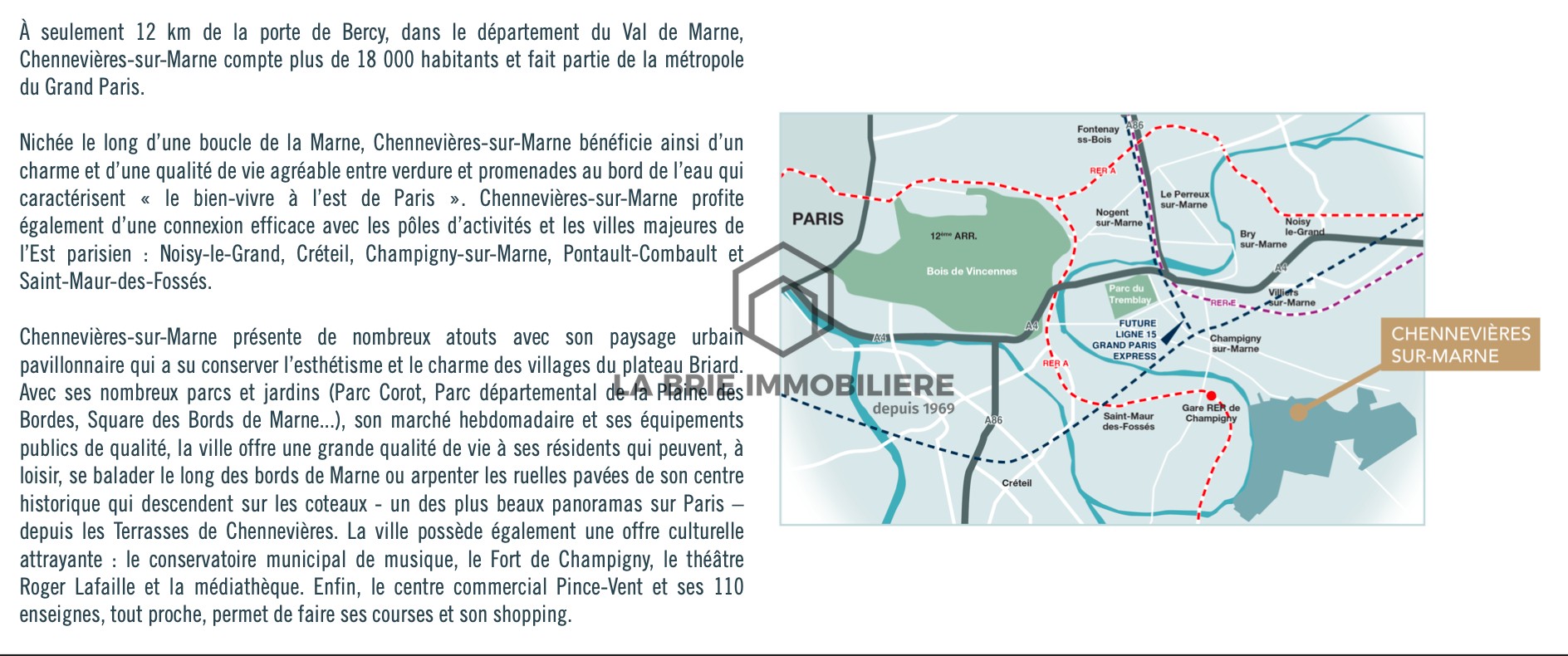 Vente Appartement à Chennevières-sur-Marne 4 pièces