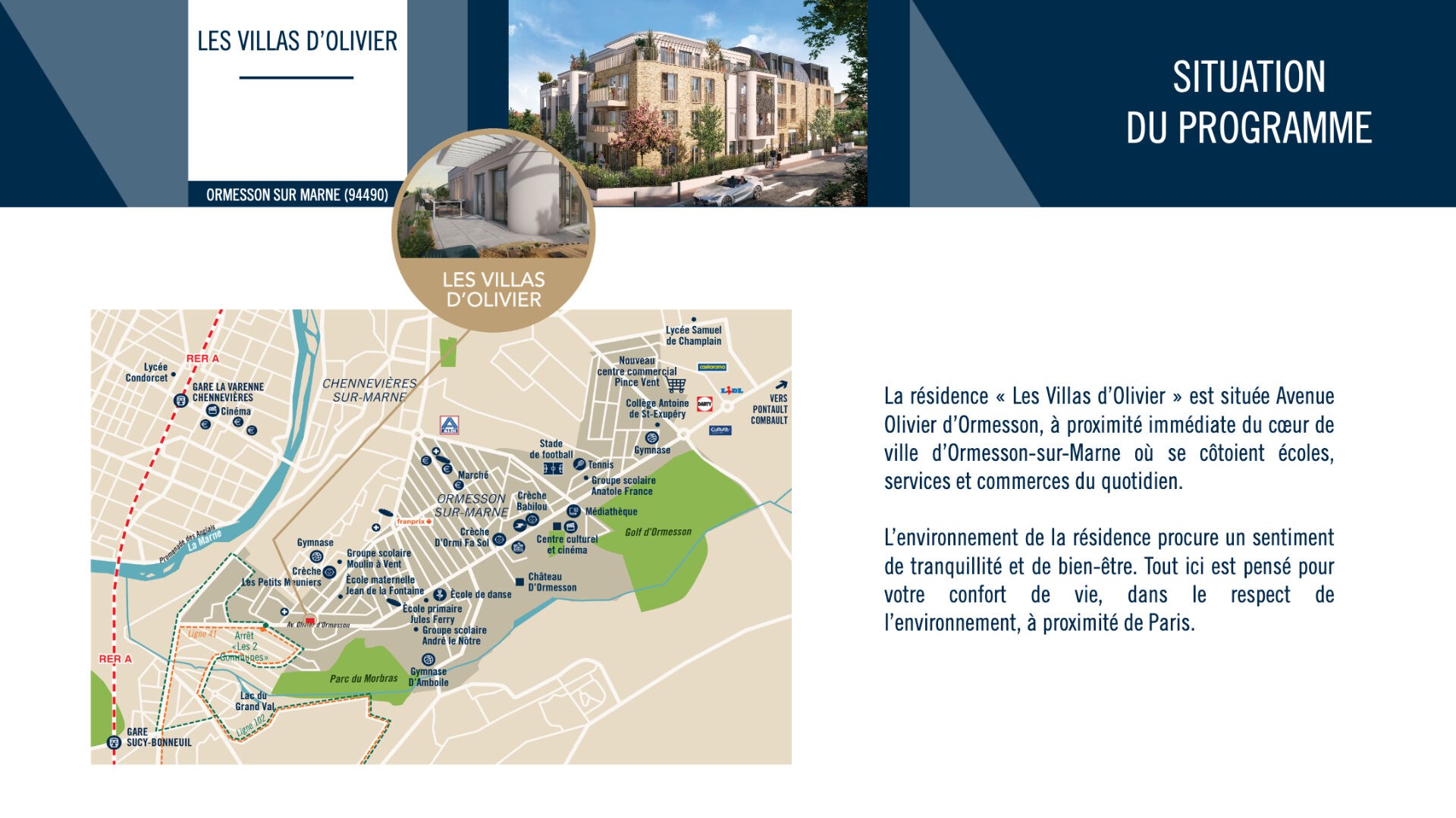 Vente Appartement à Ormesson-sur-Marne 4 pièces