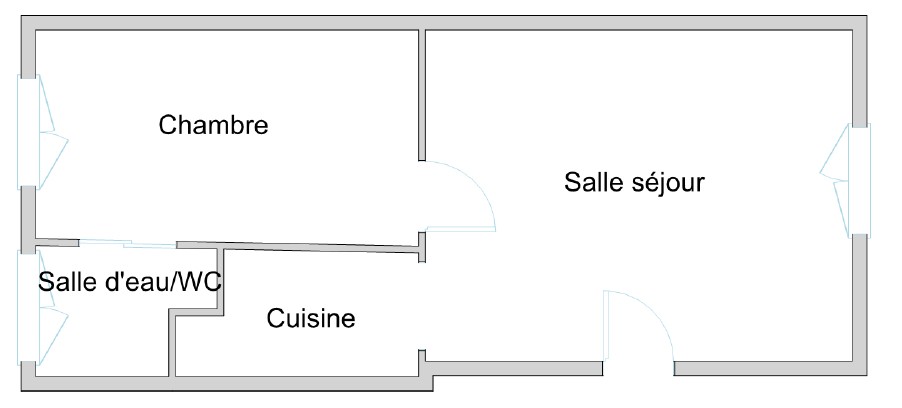 Vente Appartement à Paris Butte-Montmartre 18e arrondissement 2 pièces