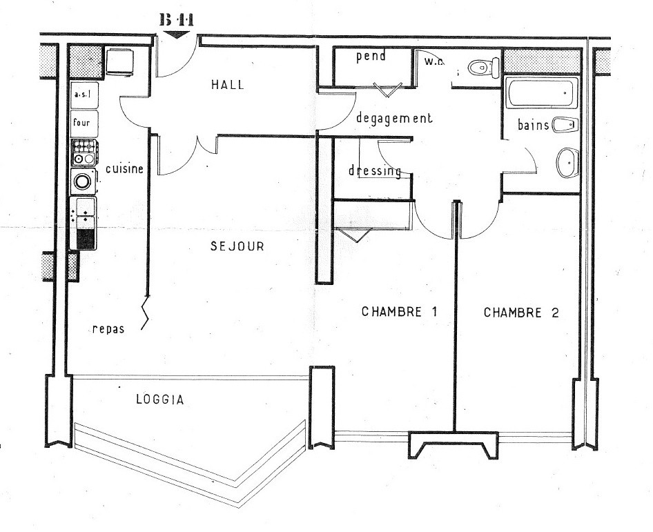 Vente Appartement à Marseille 8e arrondissement 3 pièces