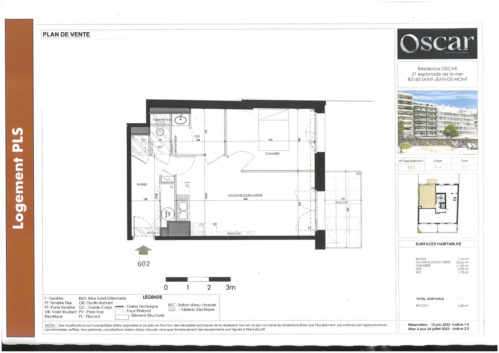 Vente Appartement à Saint-Jean-de-Monts 2 pièces