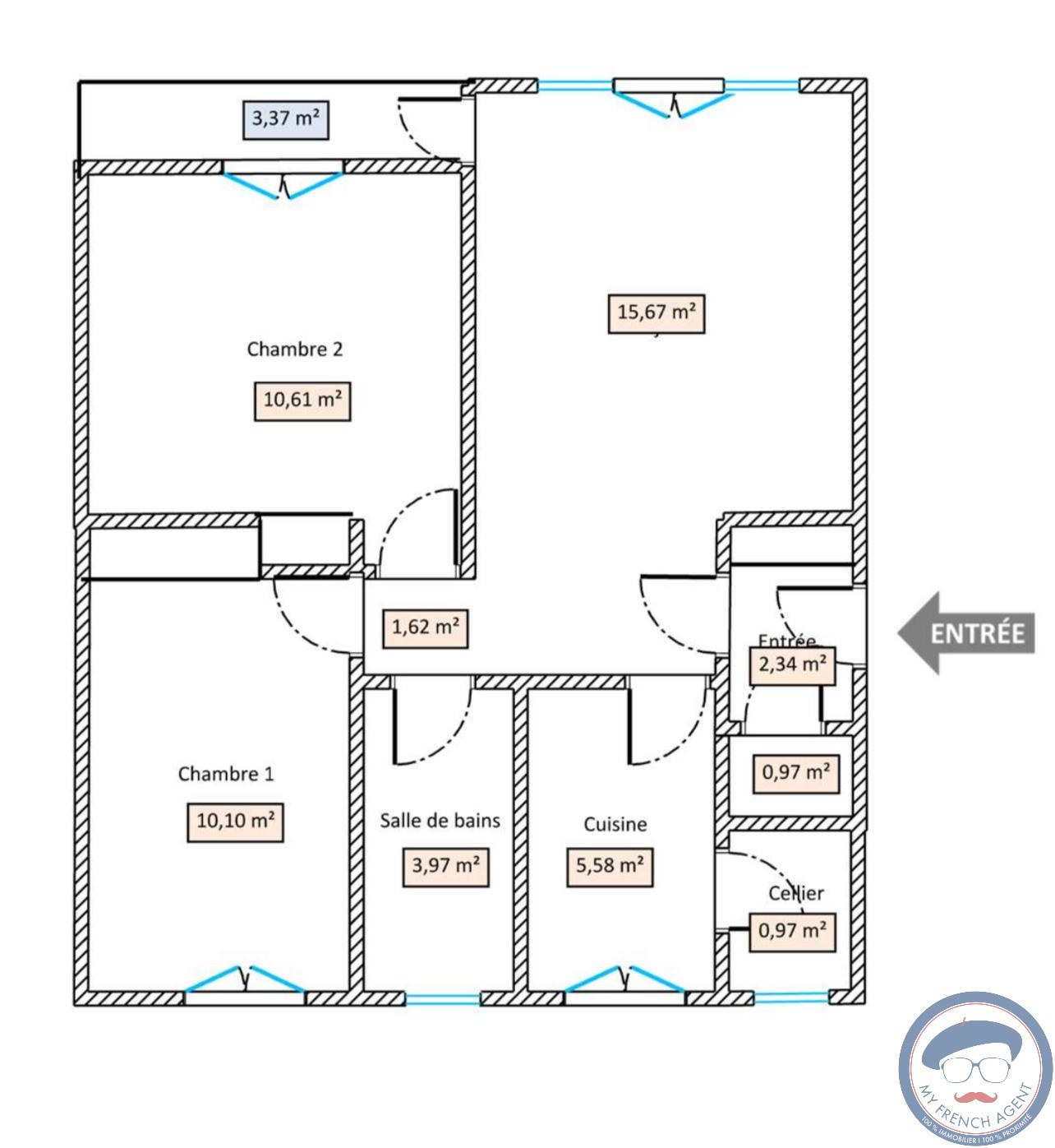 Vente Appartement à Rueil-Malmaison 3 pièces