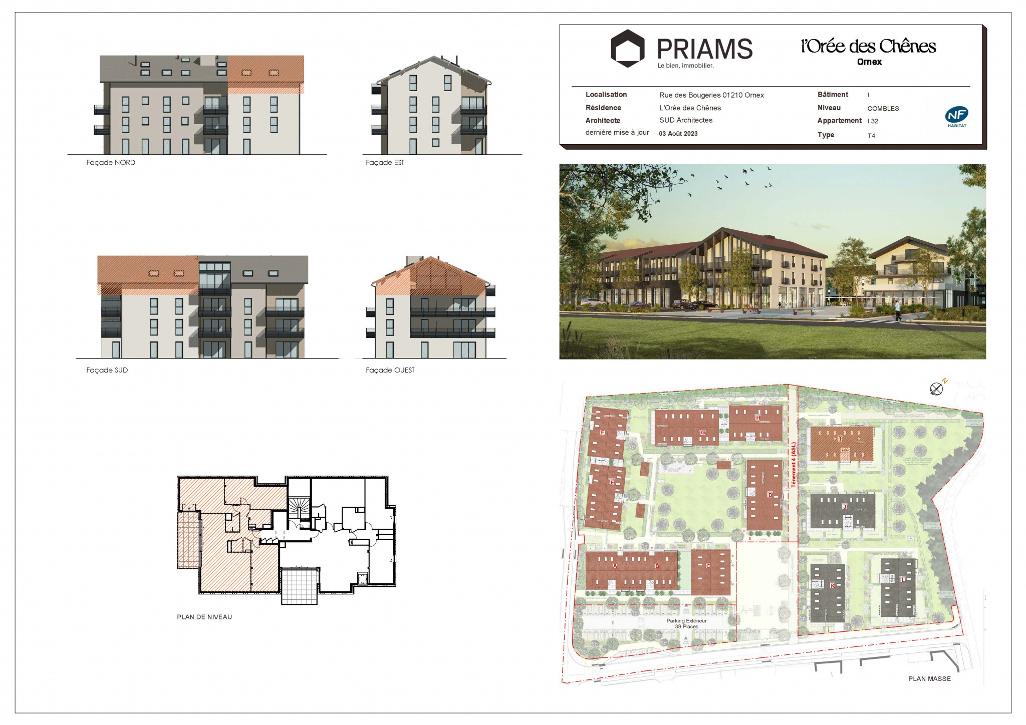 Vente Appartement à Ornex 4 pièces