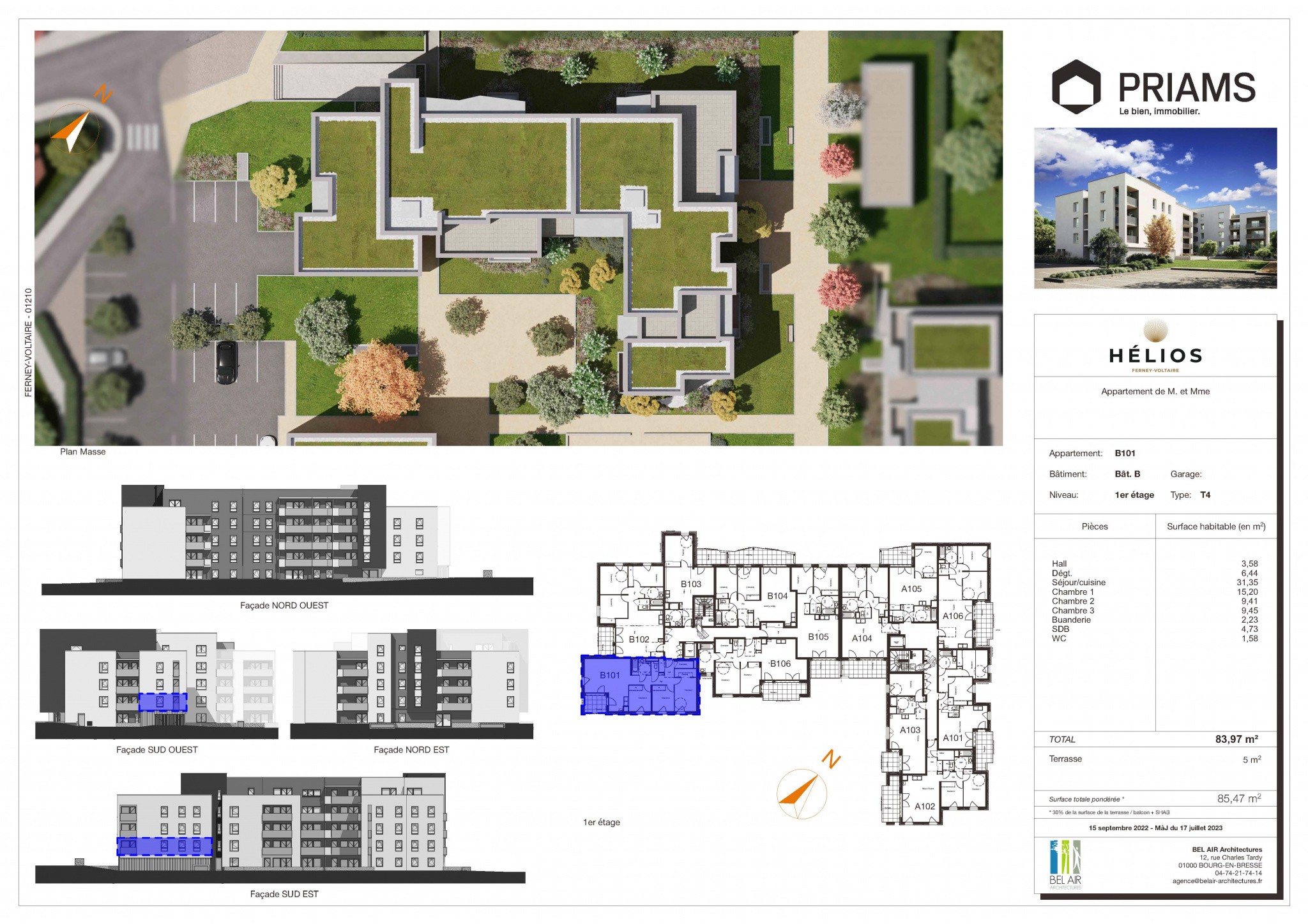 Vente Appartement à Ferney-Voltaire 4 pièces