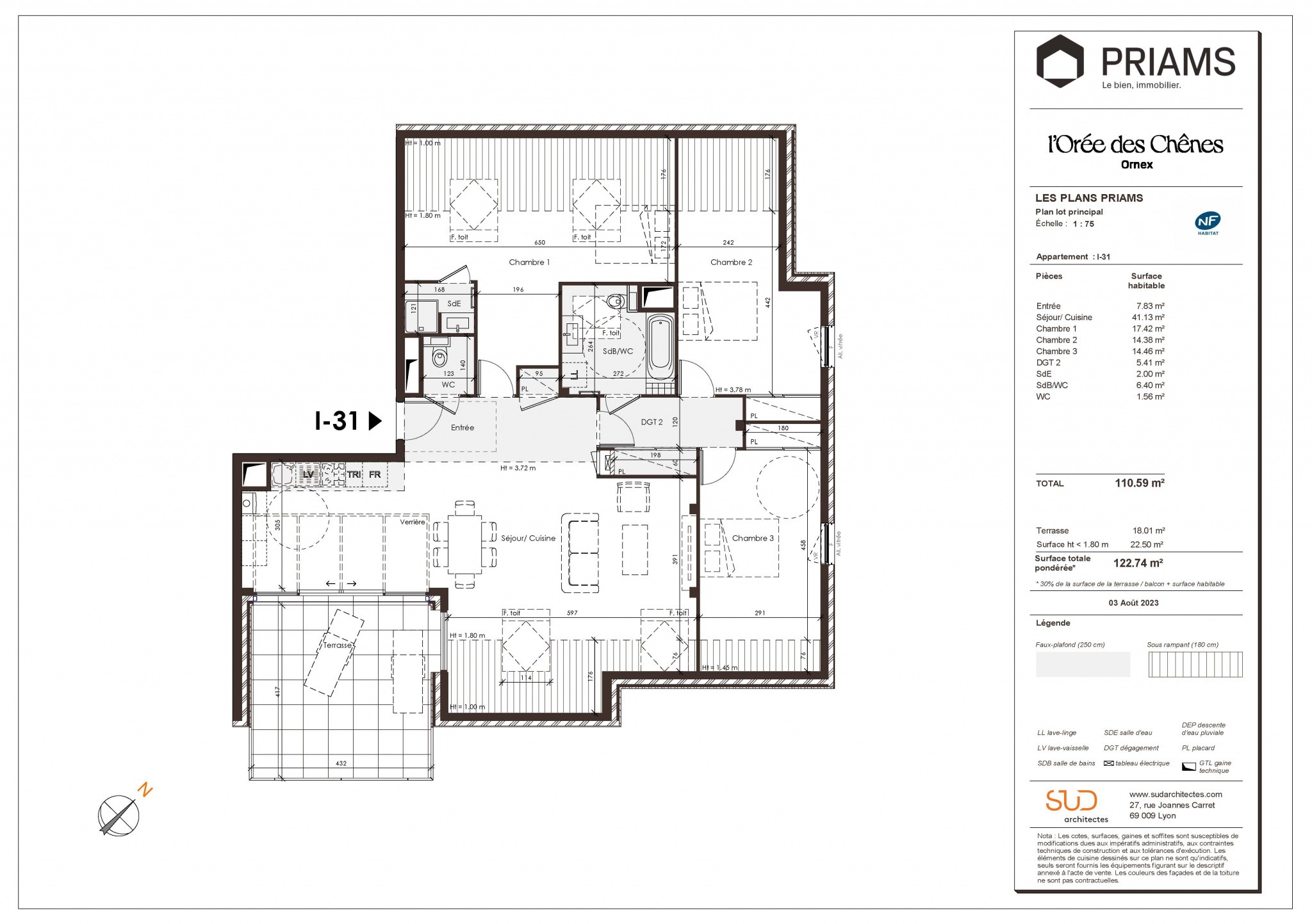 Vente Appartement à Ornex 4 pièces