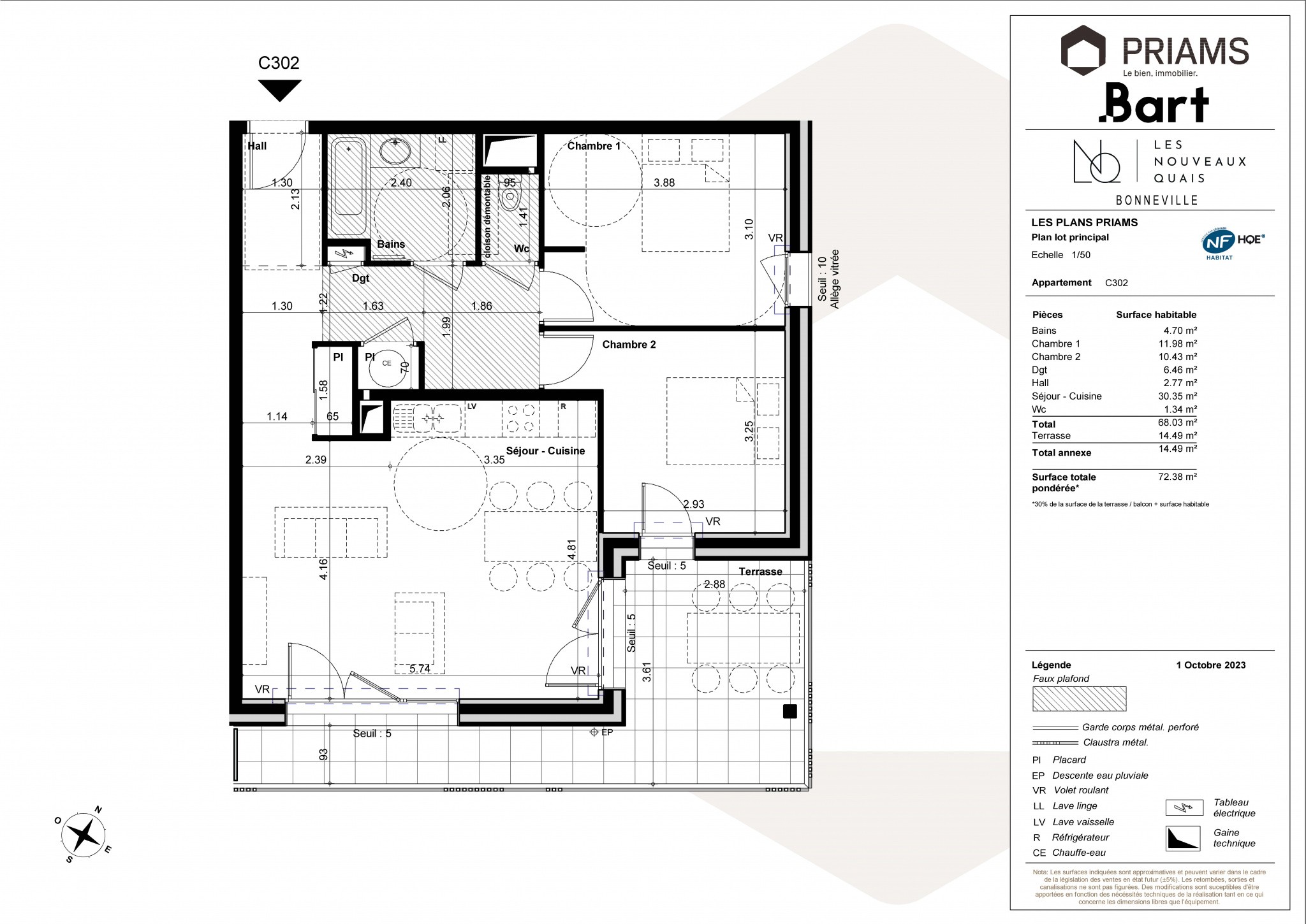 Vente Appartement à Bonneville 3 pièces