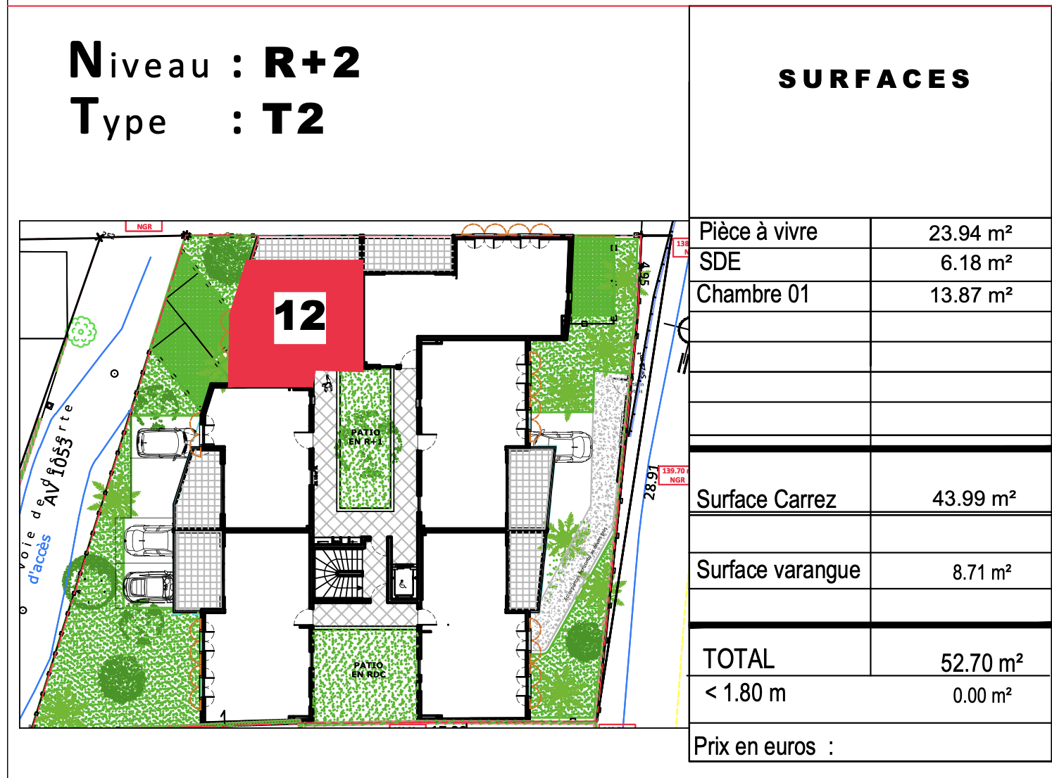 Vente Appartement à Sainte-Marie 2 pièces