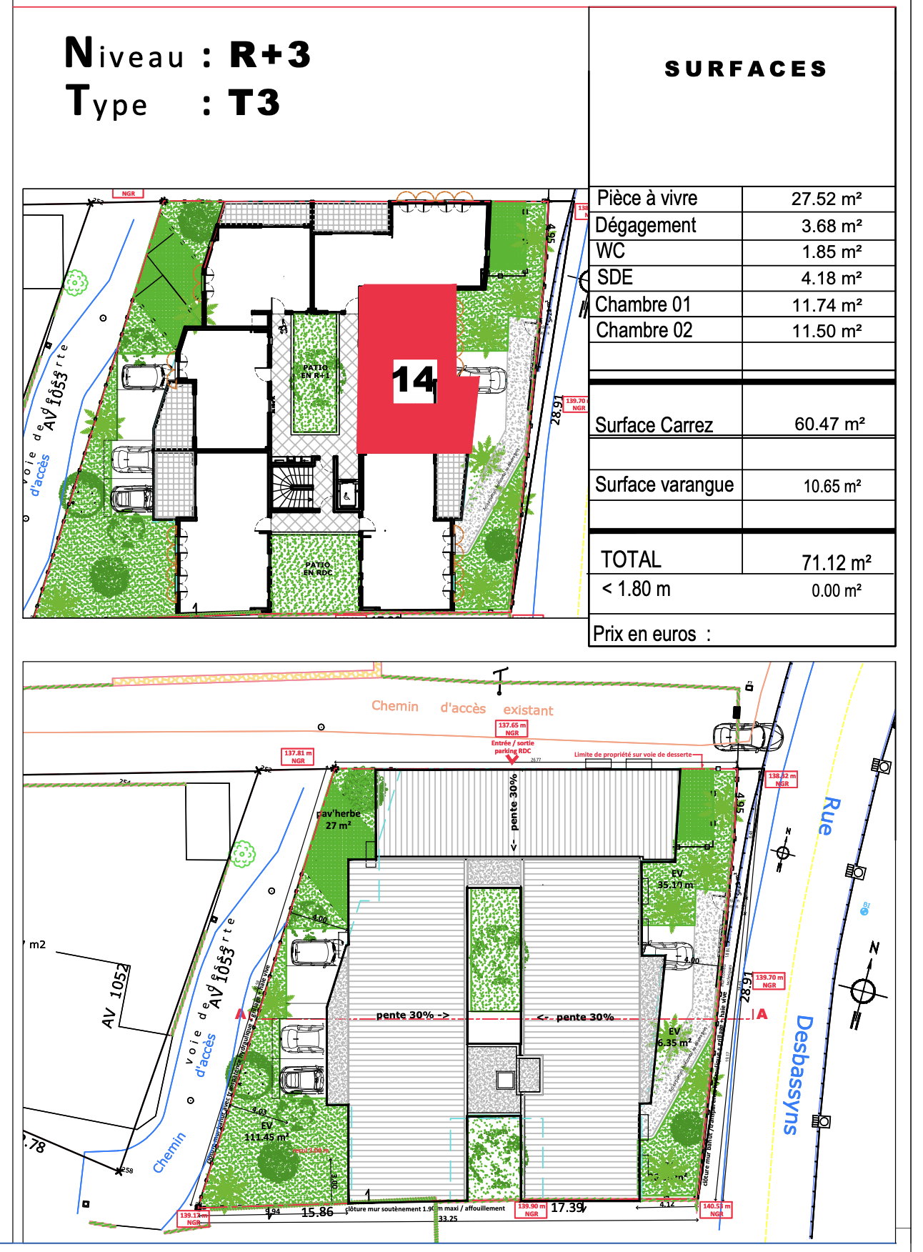 Vente Appartement à Sainte-Marie 2 pièces