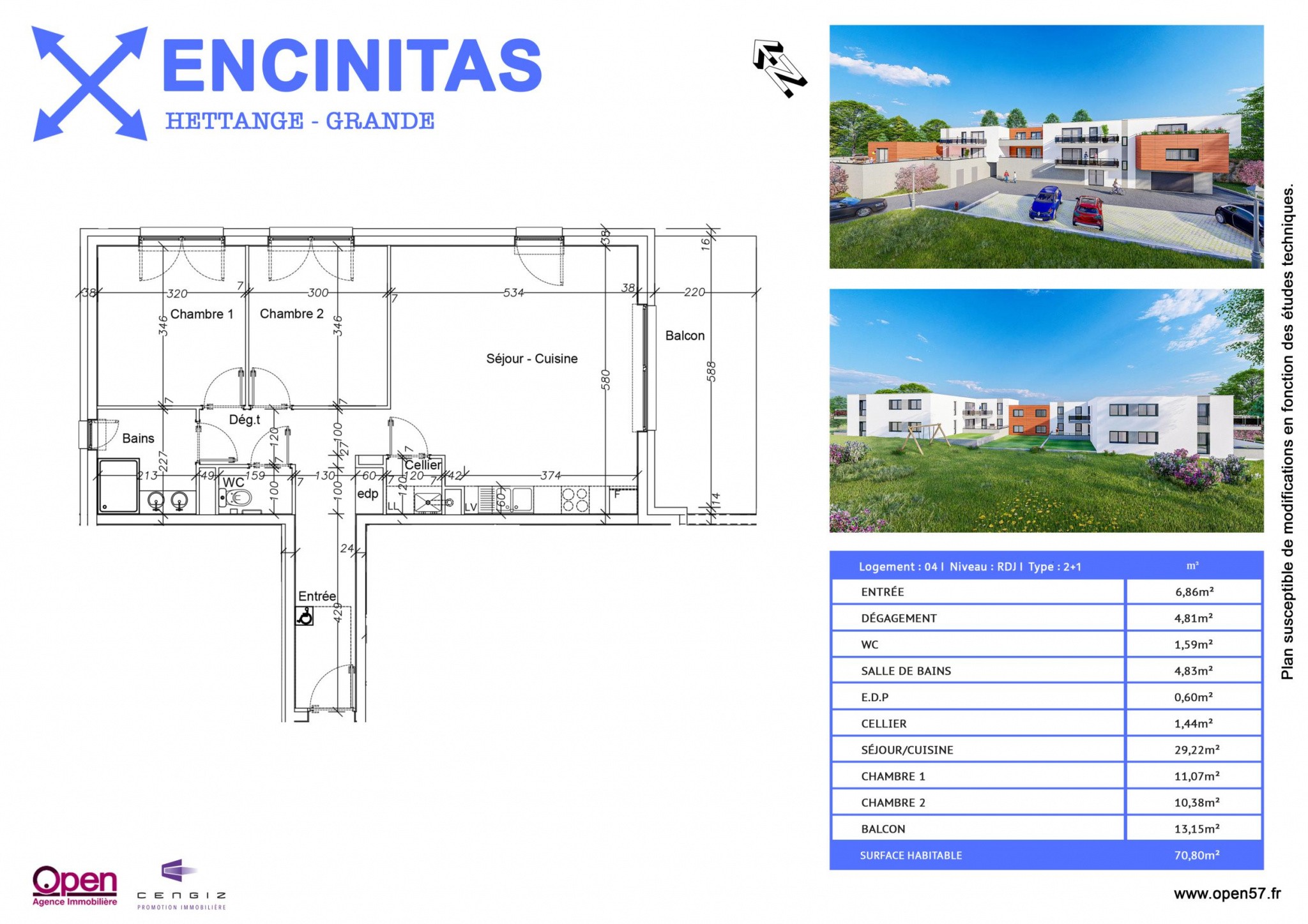 Vente Appartement à Hettange-Grande 3 pièces