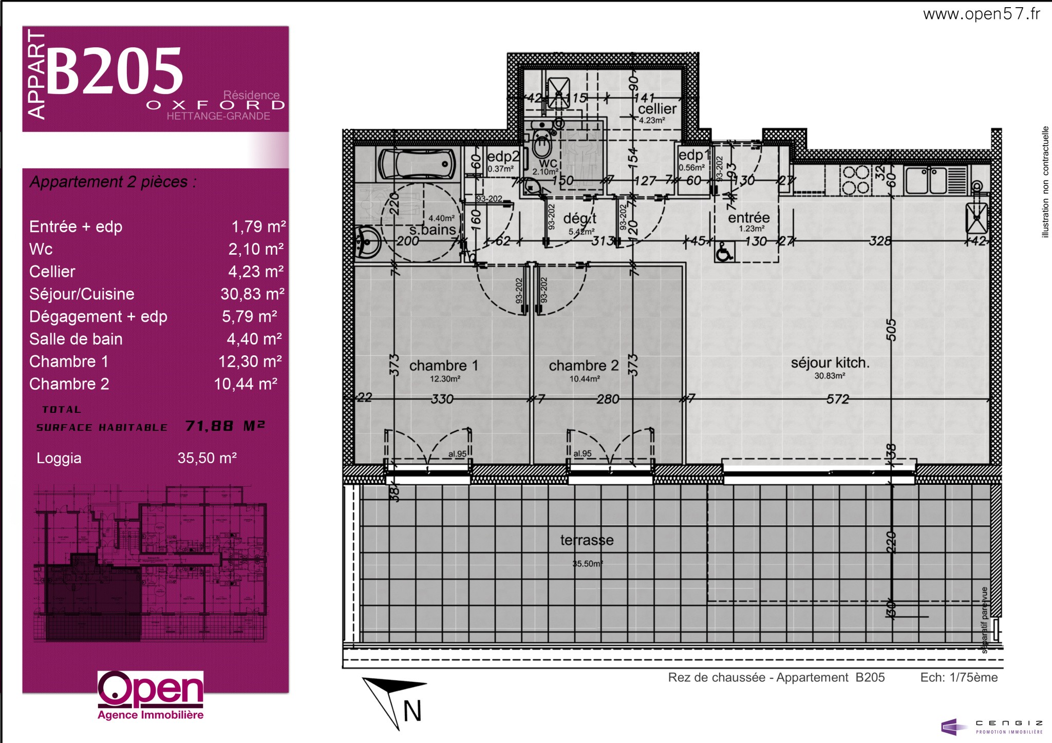 Vente Appartement à Hettange-Grande 3 pièces