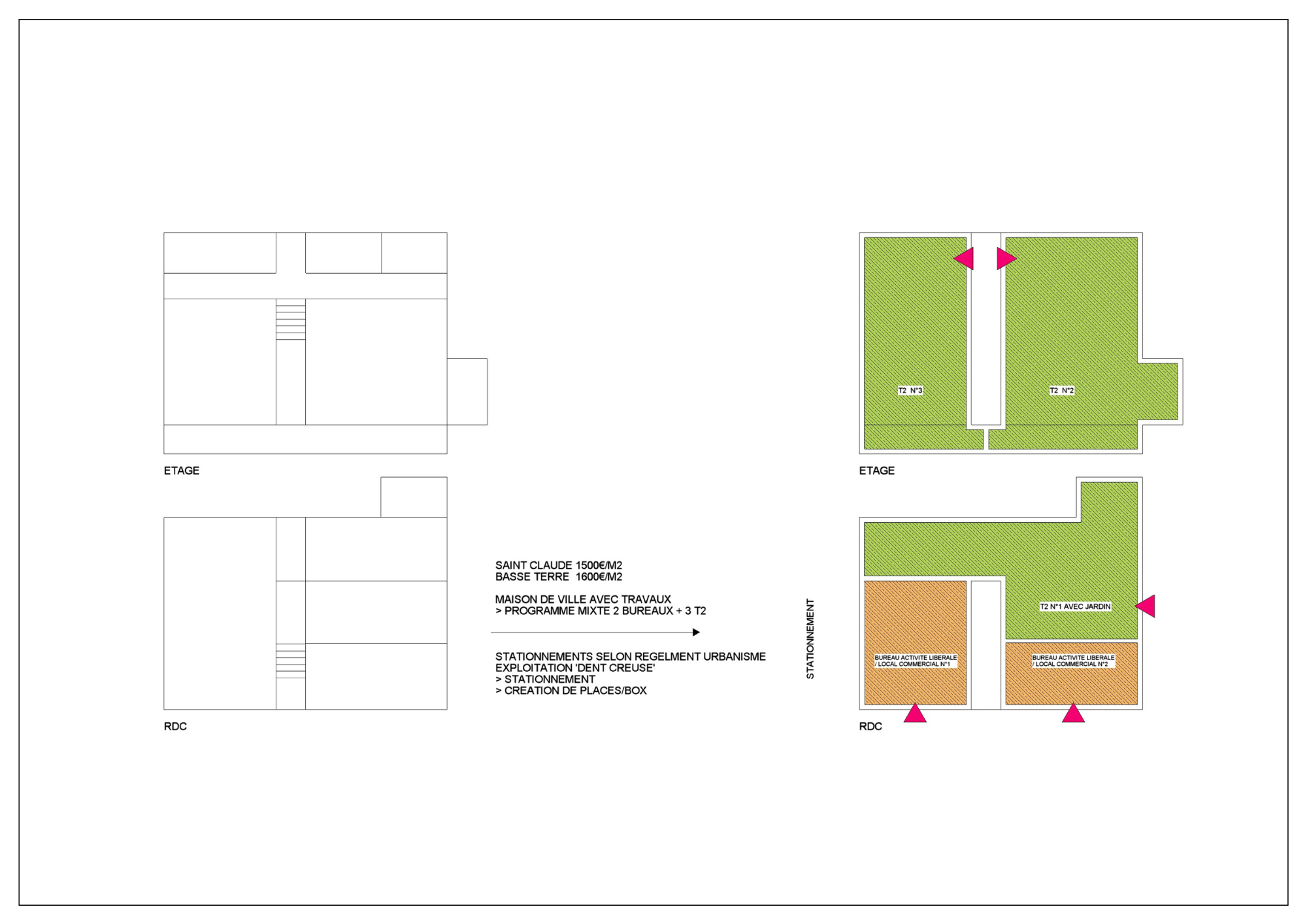 Vente Bureau / Commerce à Basse-Terre 4 pièces