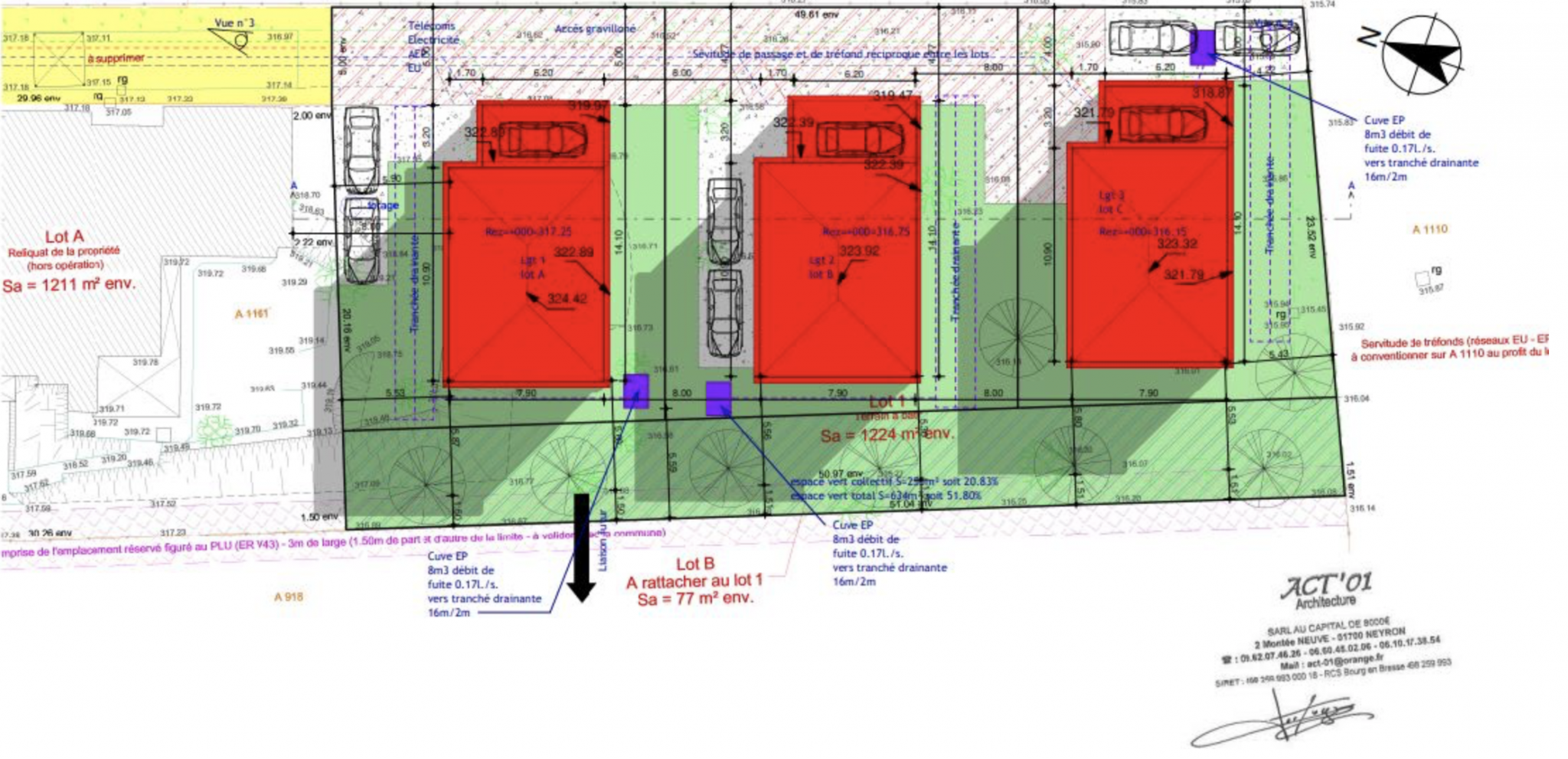 Vente Terrain à Craponne 4 pièces