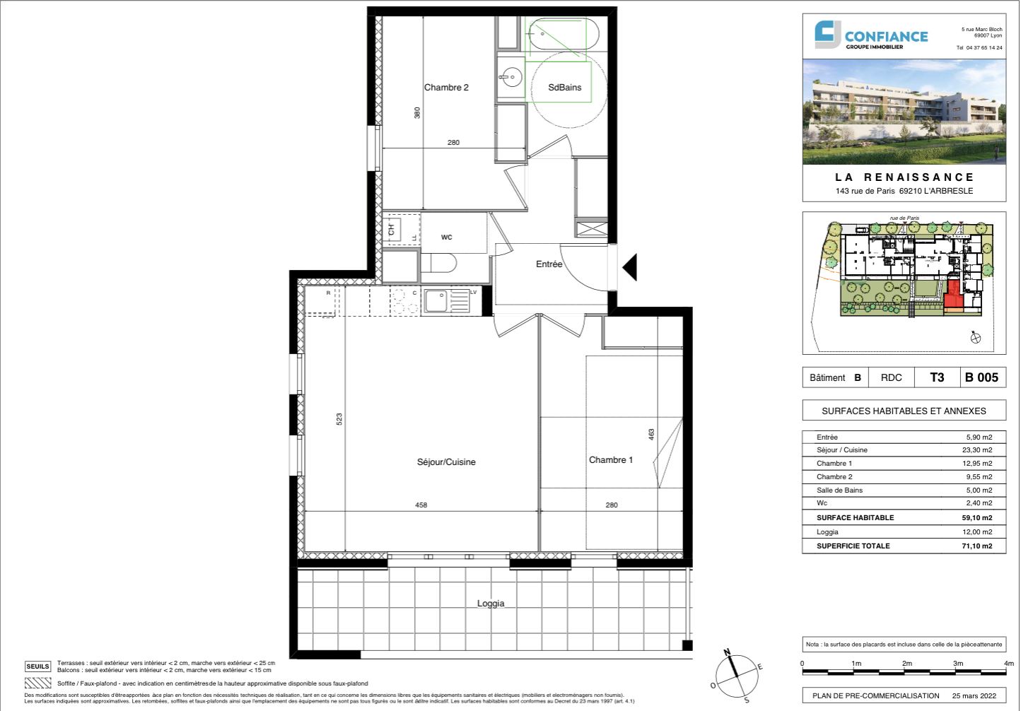 Vente Appartement à l'Arbresle 4 pièces