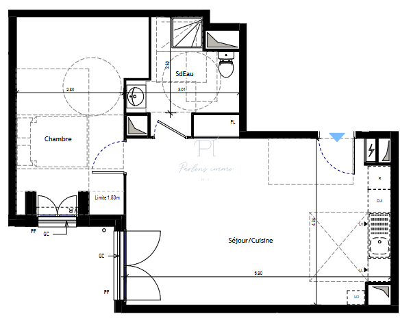 Vente Appartement à Chennevières-sur-Marne 2 pièces