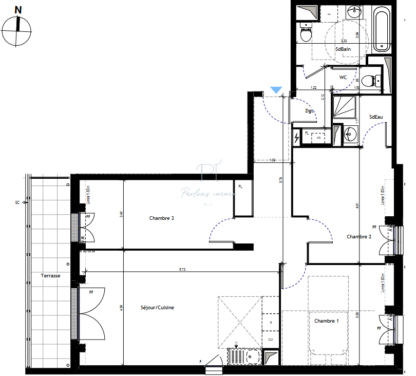 Vente Appartement à Chennevières-sur-Marne 4 pièces